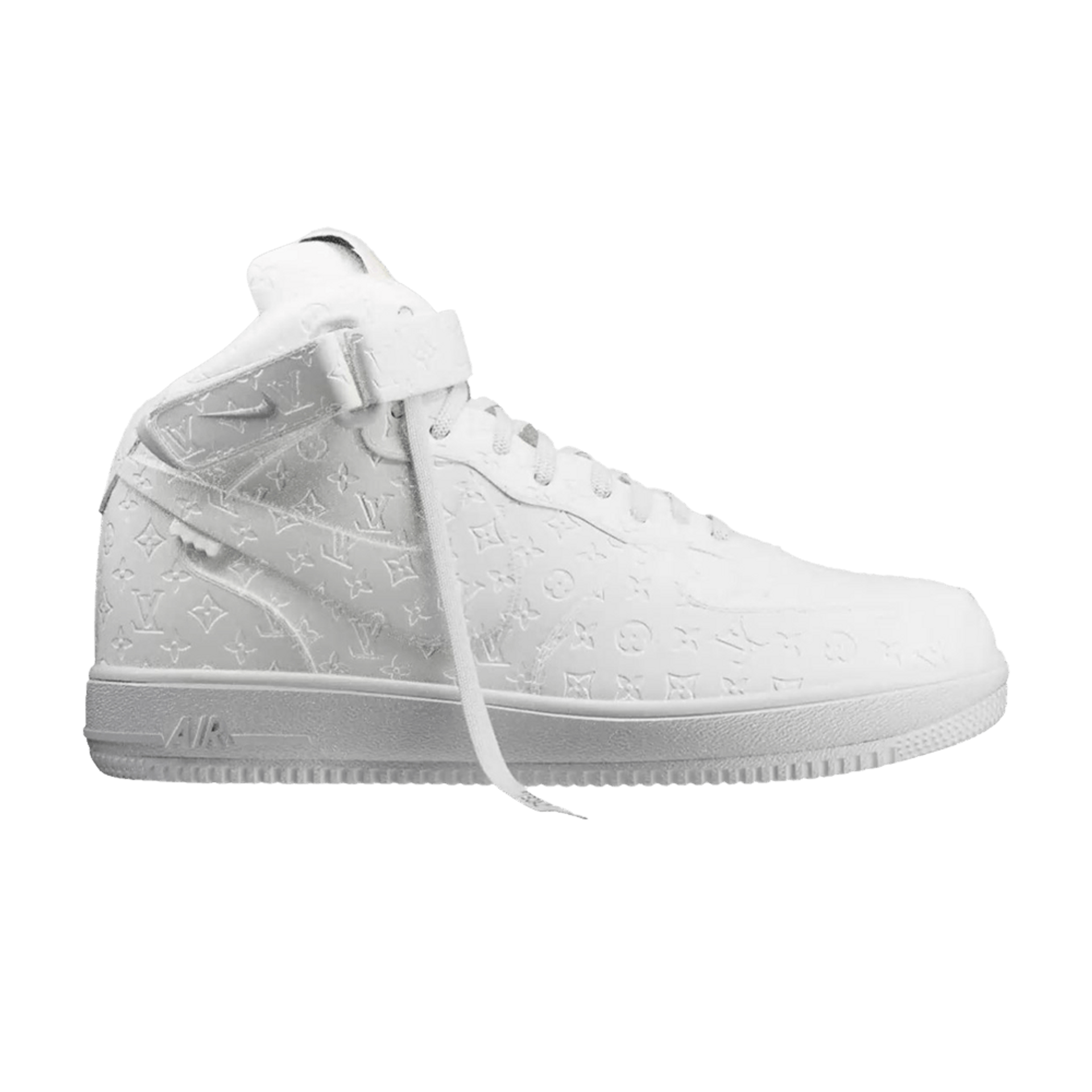 Nike Louis Vuitton x Air Force 1 Mid 'Triple White'