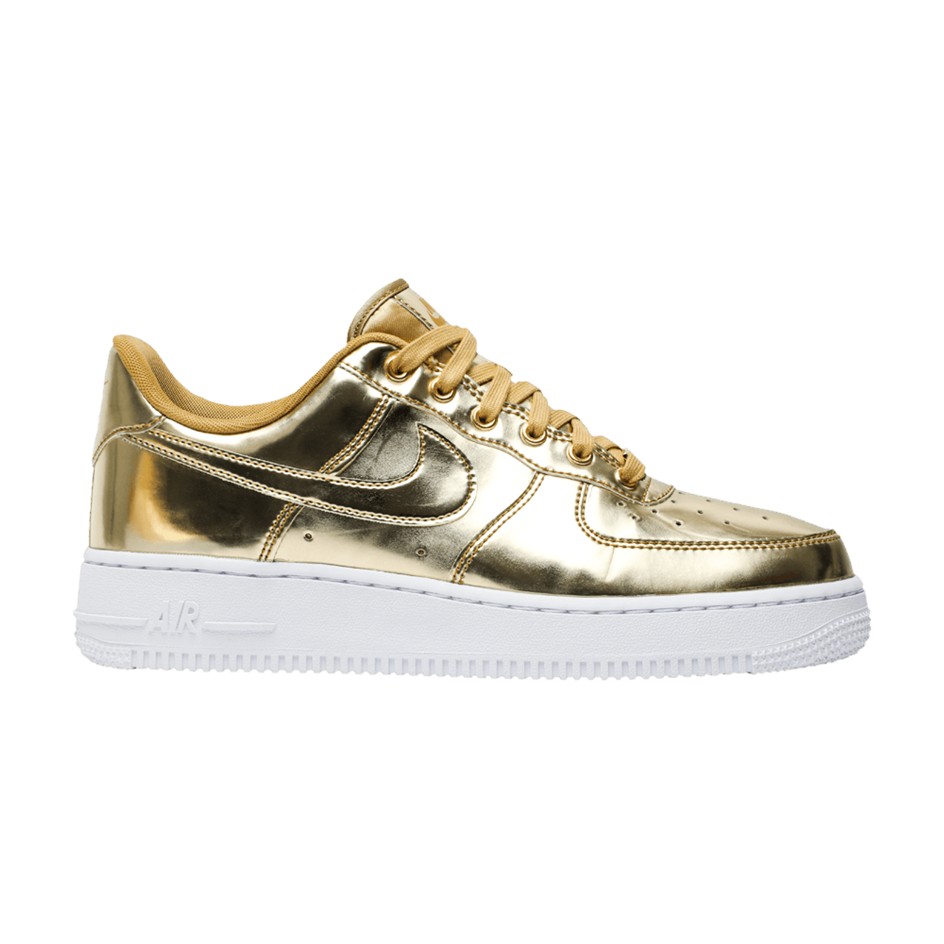 Nike Wmns Air Force 1 SP 'Liquid Metal - Gold'