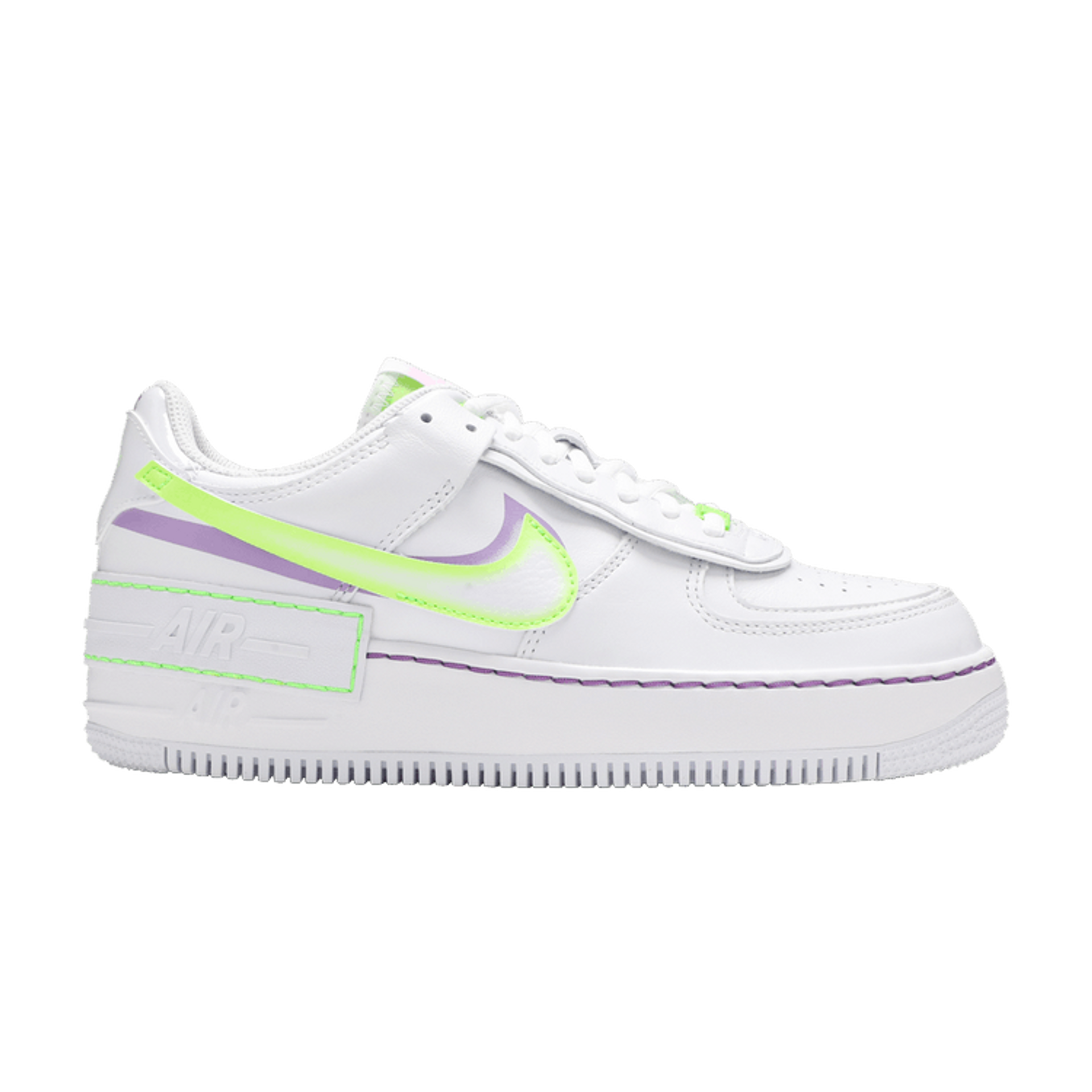 Wmns Air Force 1 Shadow 'White Electric Green'