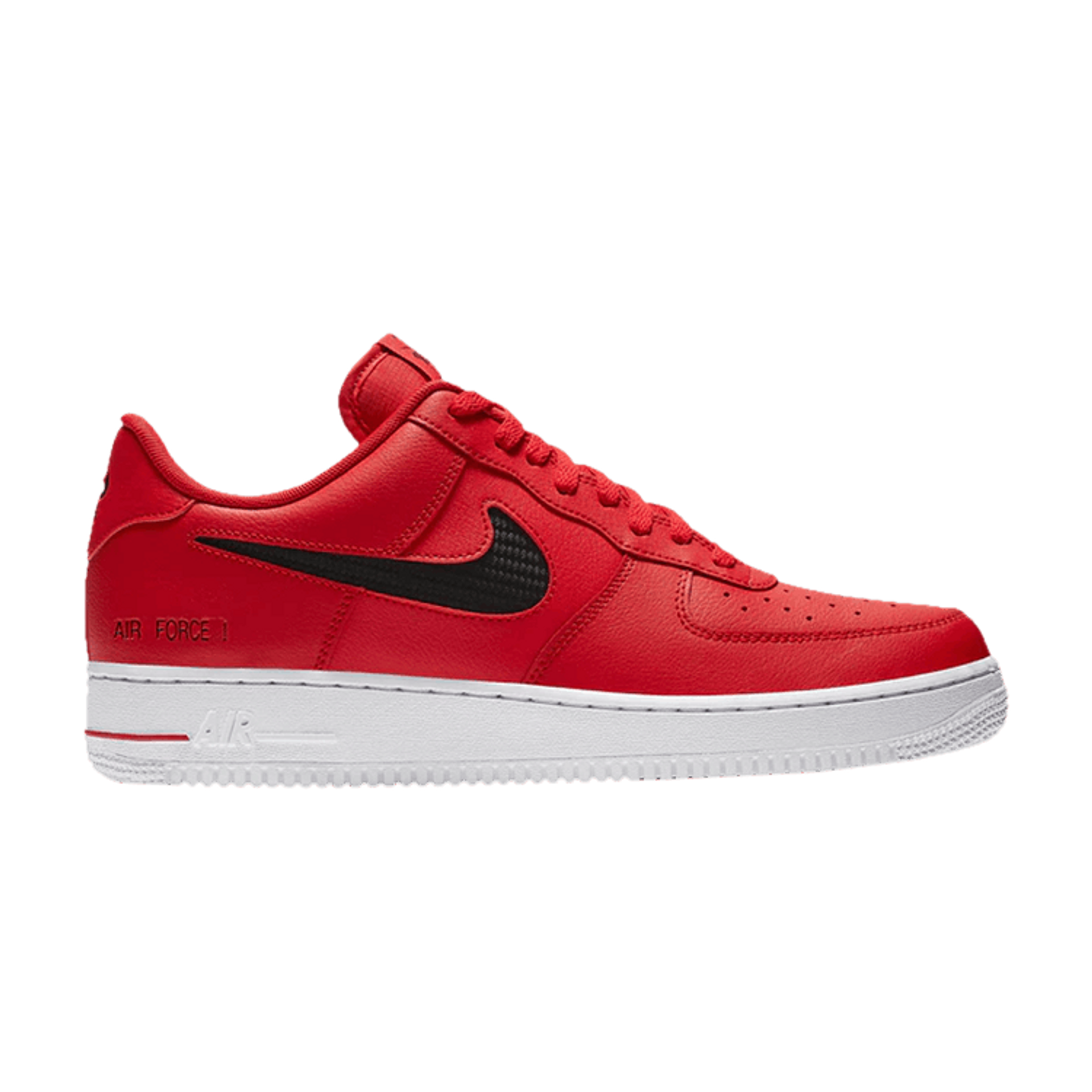 Air Force 1 '07 LV8 'Cut Out Swoosh - University Red'