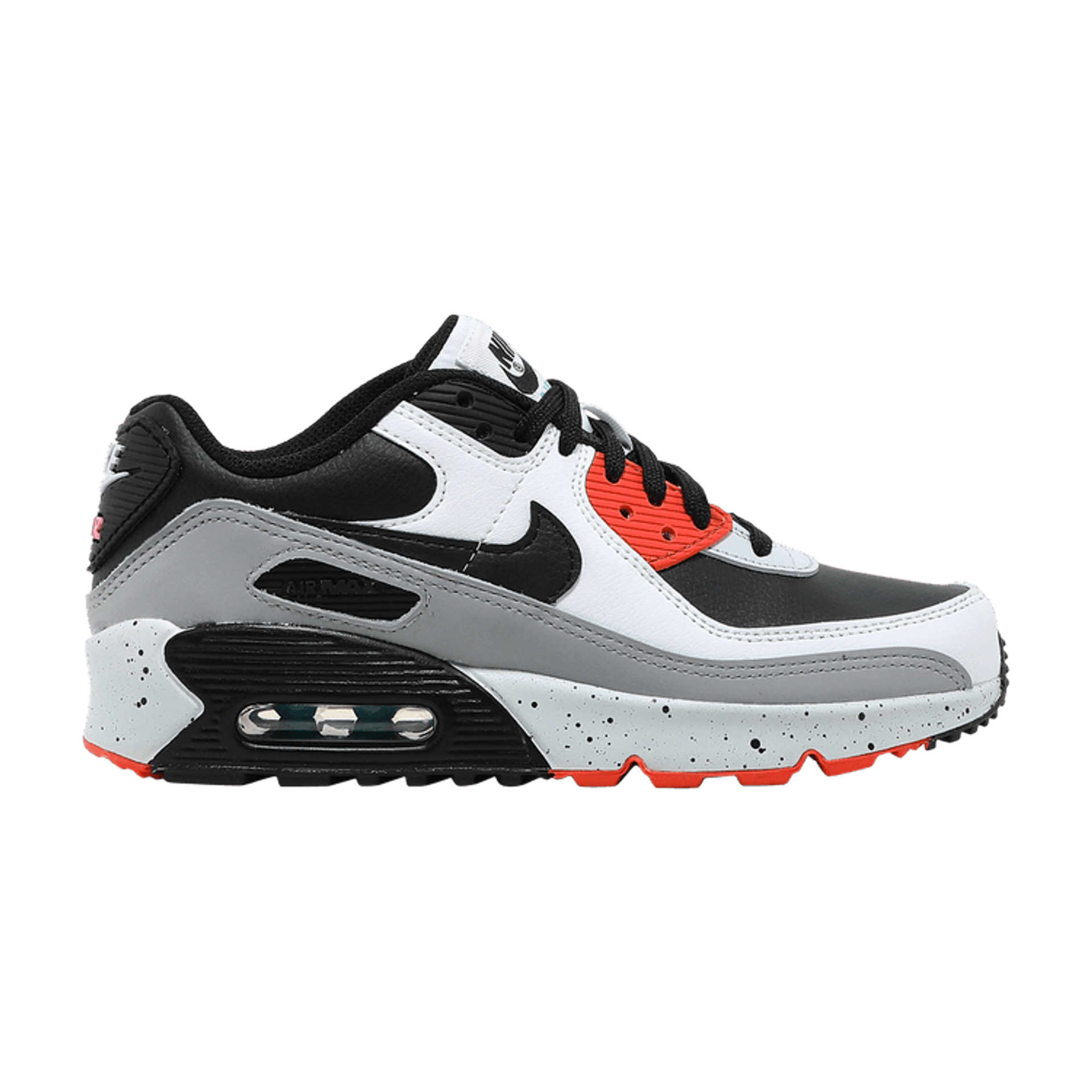 Air Max 90 Leather GS 'White Turf Orange Speckled' - CD6864 110 | Ox Street