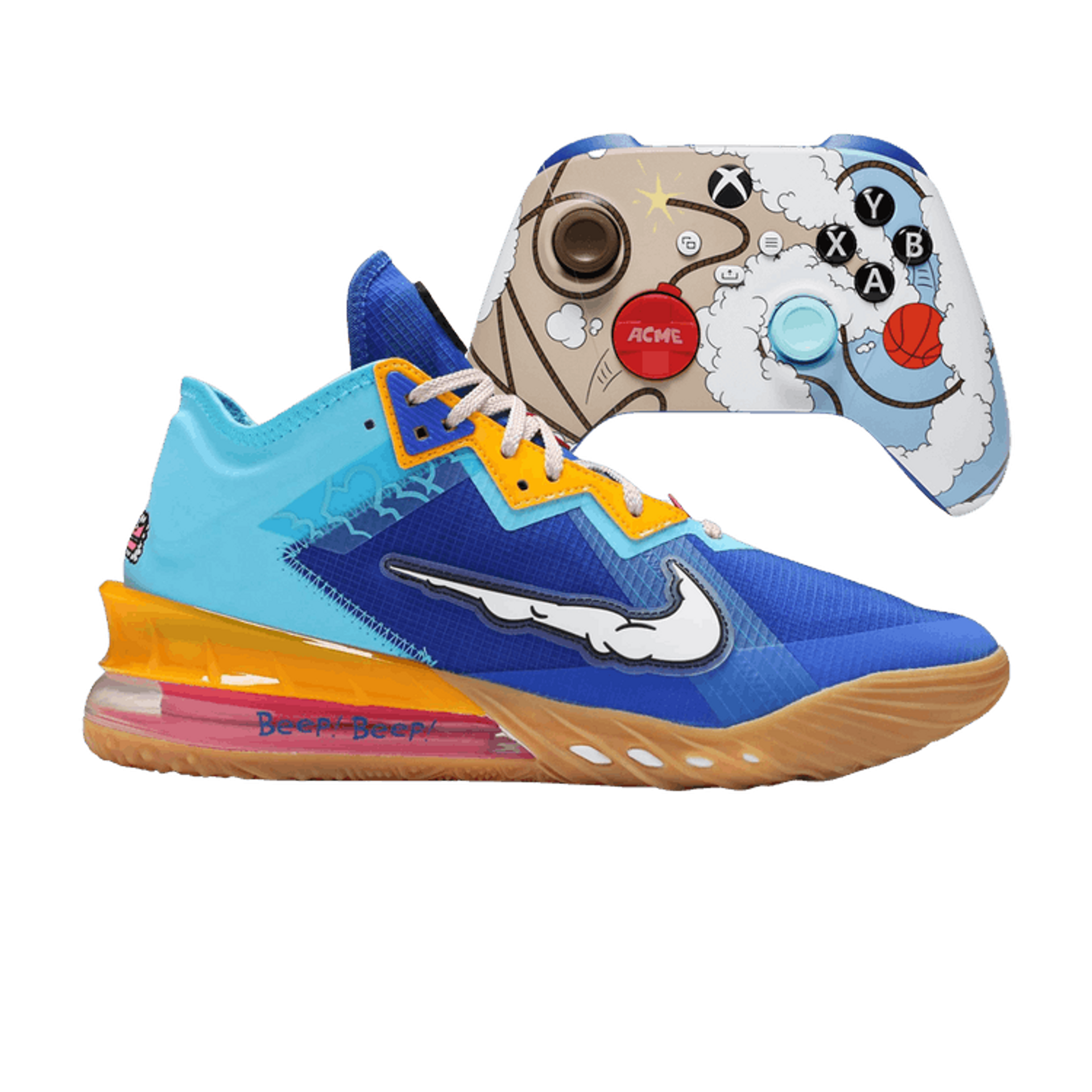 Xbox x Space Jam x LeBron 18 Low 'Wile E. x Roadrunner' Special Box