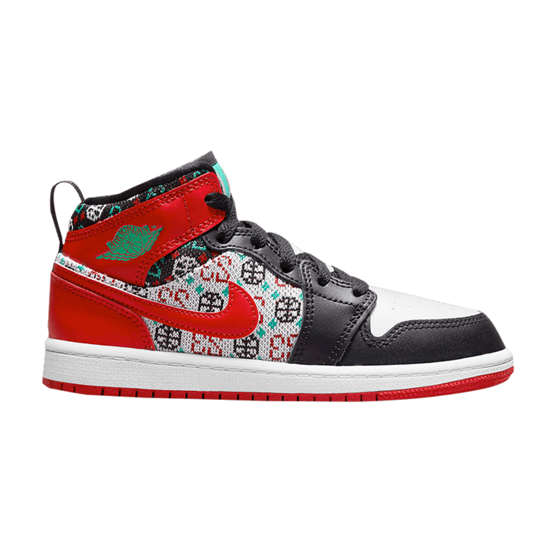 Air Jordan 1 Mid SE PS 'Ugly Christmas Sweater'