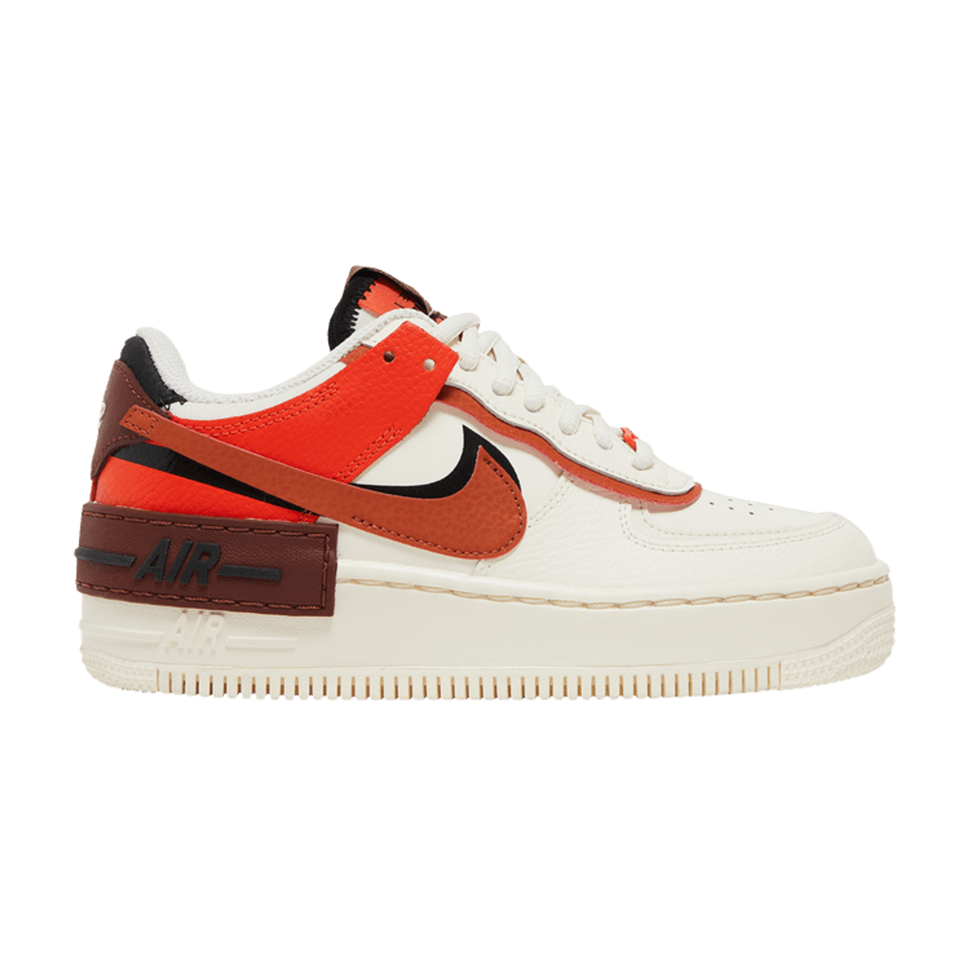 Wmns Air Force 1 Shadow 'Pale Ivory Oxen Brown'