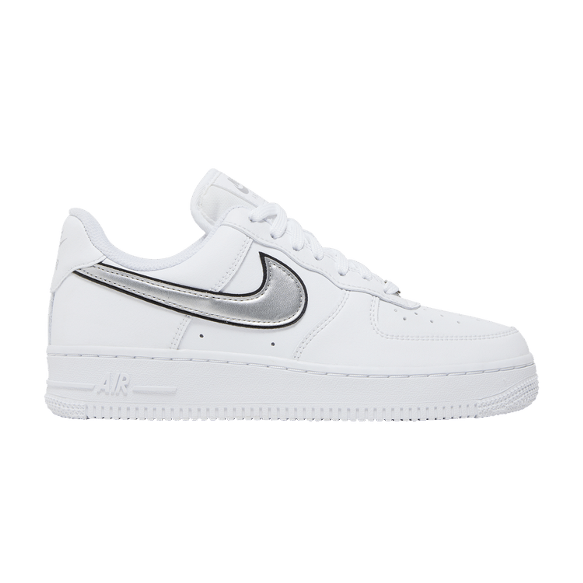 Wmns Air Force 1 '07 Essential 'White Metallic Silver' - DD1523 100 ...