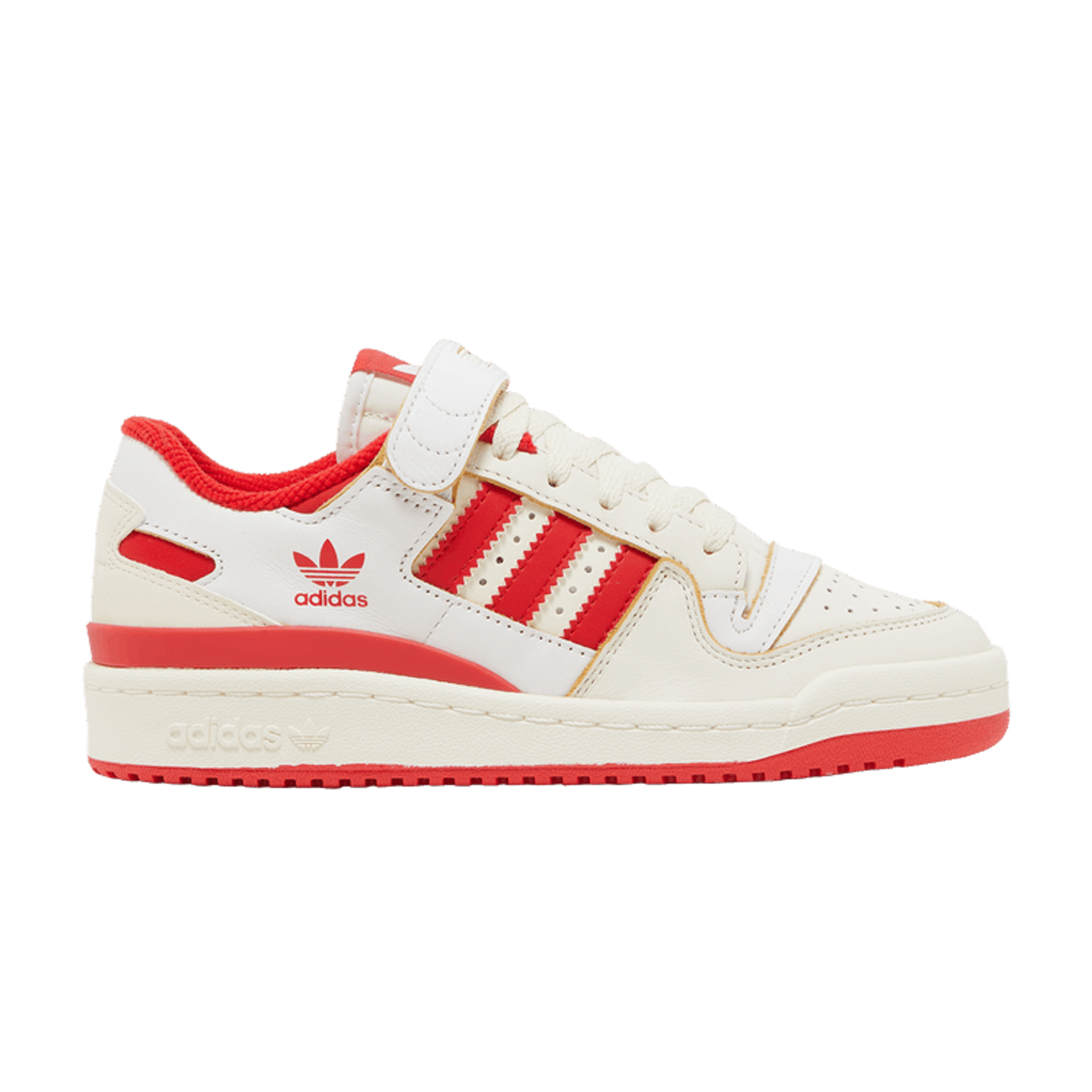 Wmns Forum 84 Low 'Off White Vivid Red'