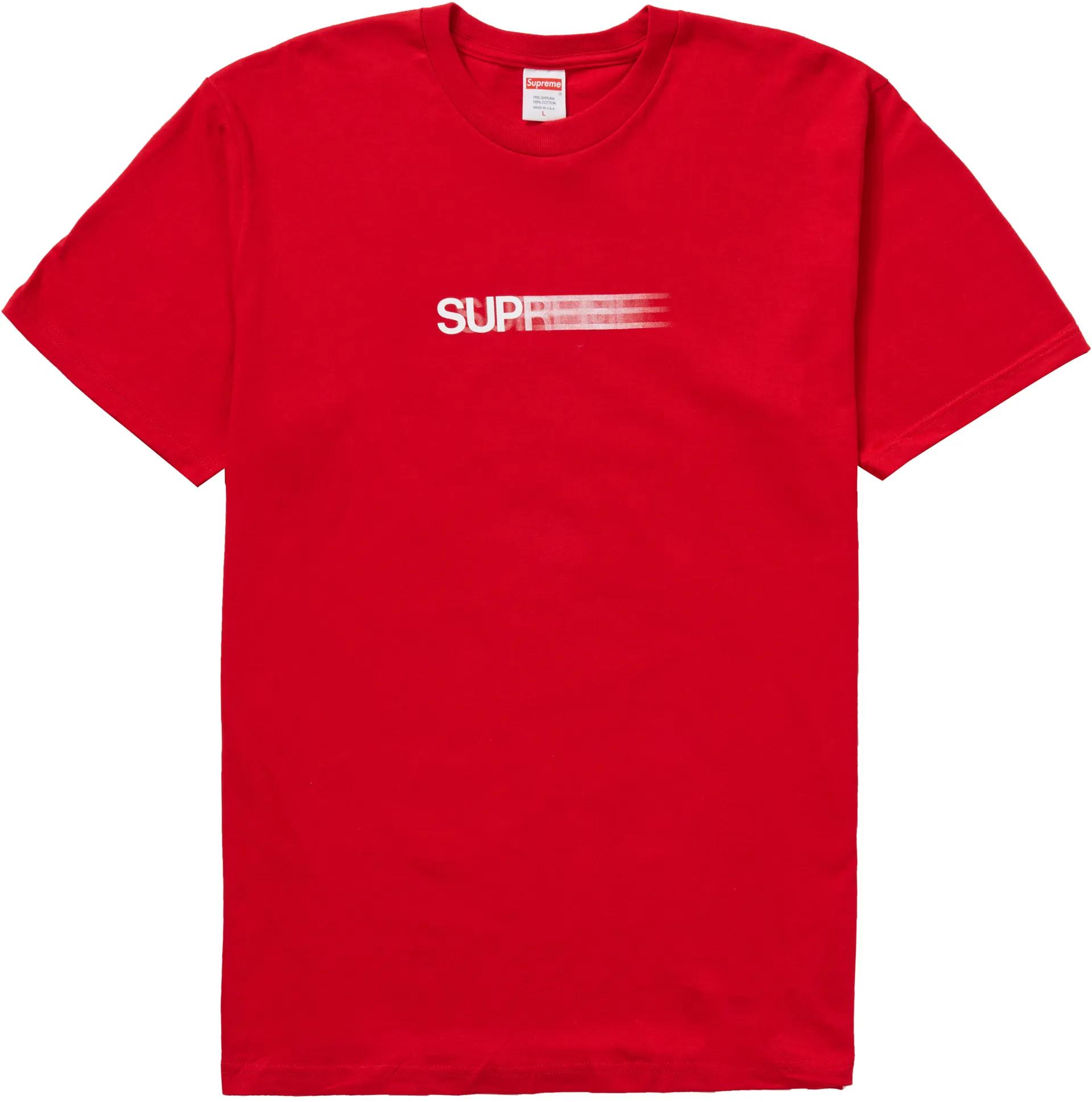 Supreme Motion Logo Tee 'SS20' Red