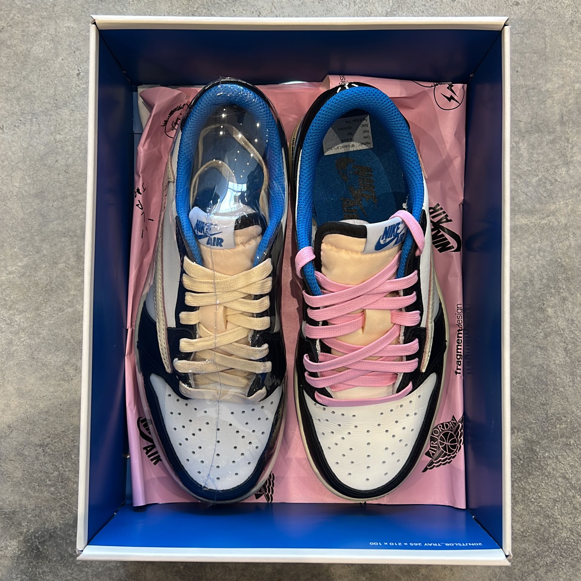 Fragment Design x Travis Scott x Air Jordan 1 Retro Low Ox Street