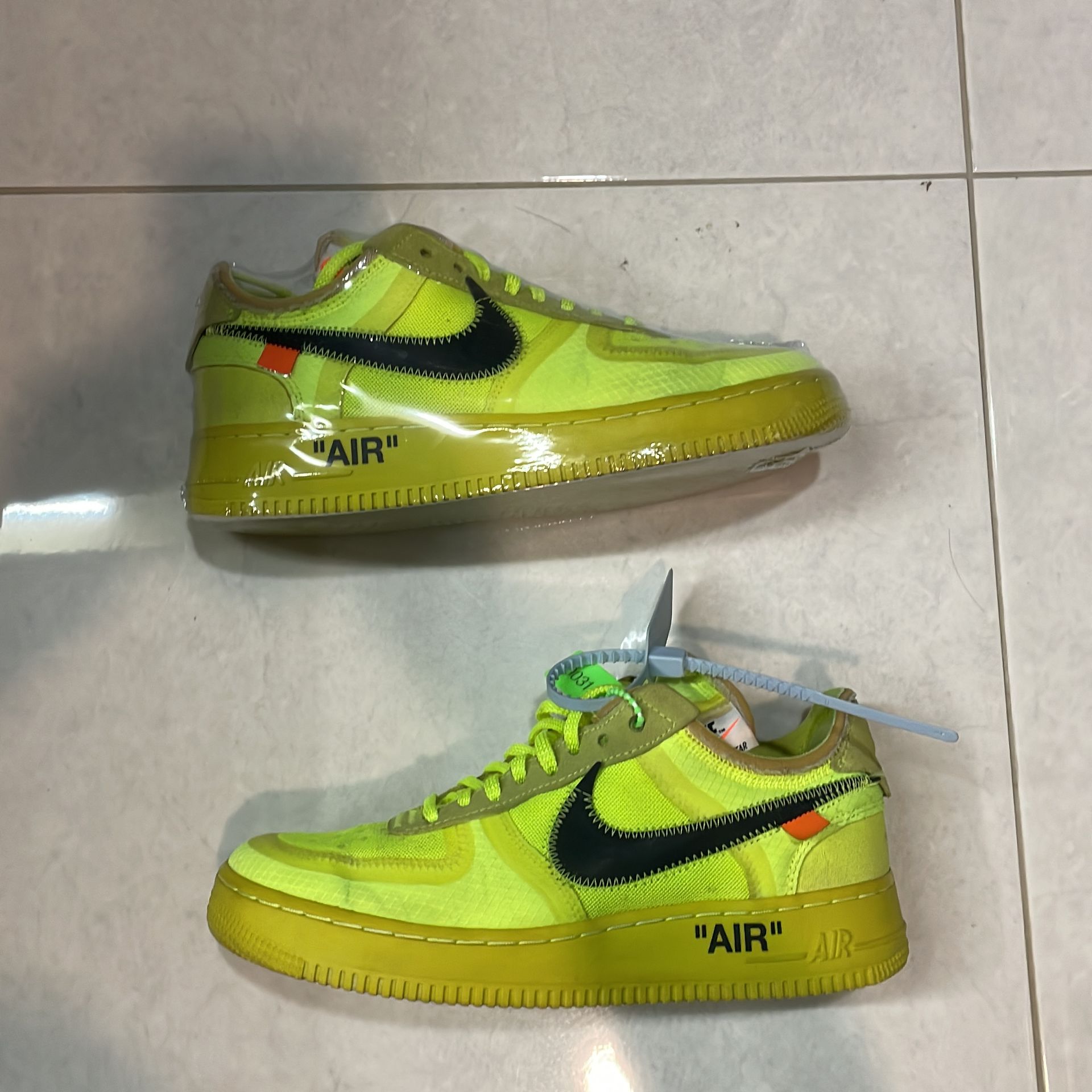 Nike OFF-WHITE x Air Force 1 Low 'Volt'