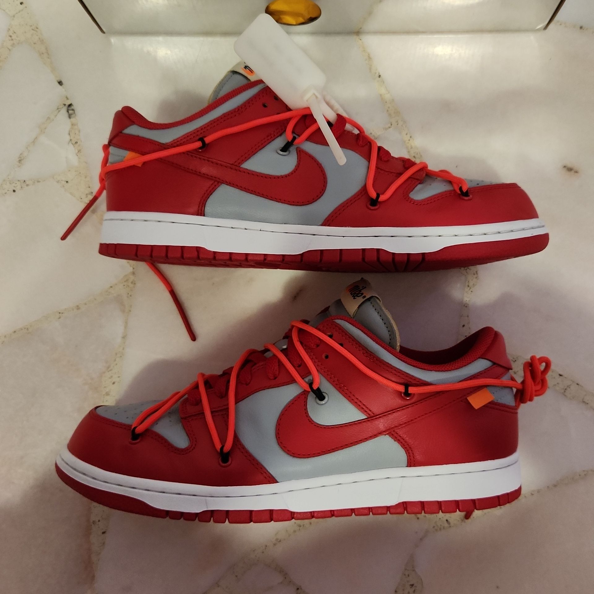 Nike OFF-WHITE x Dunk Low 'University Red'