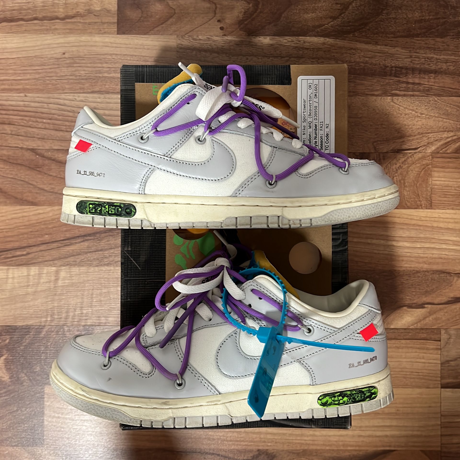 Nike Off-White x Dunk Low 'Dear Summer - Lot 47 of 50'