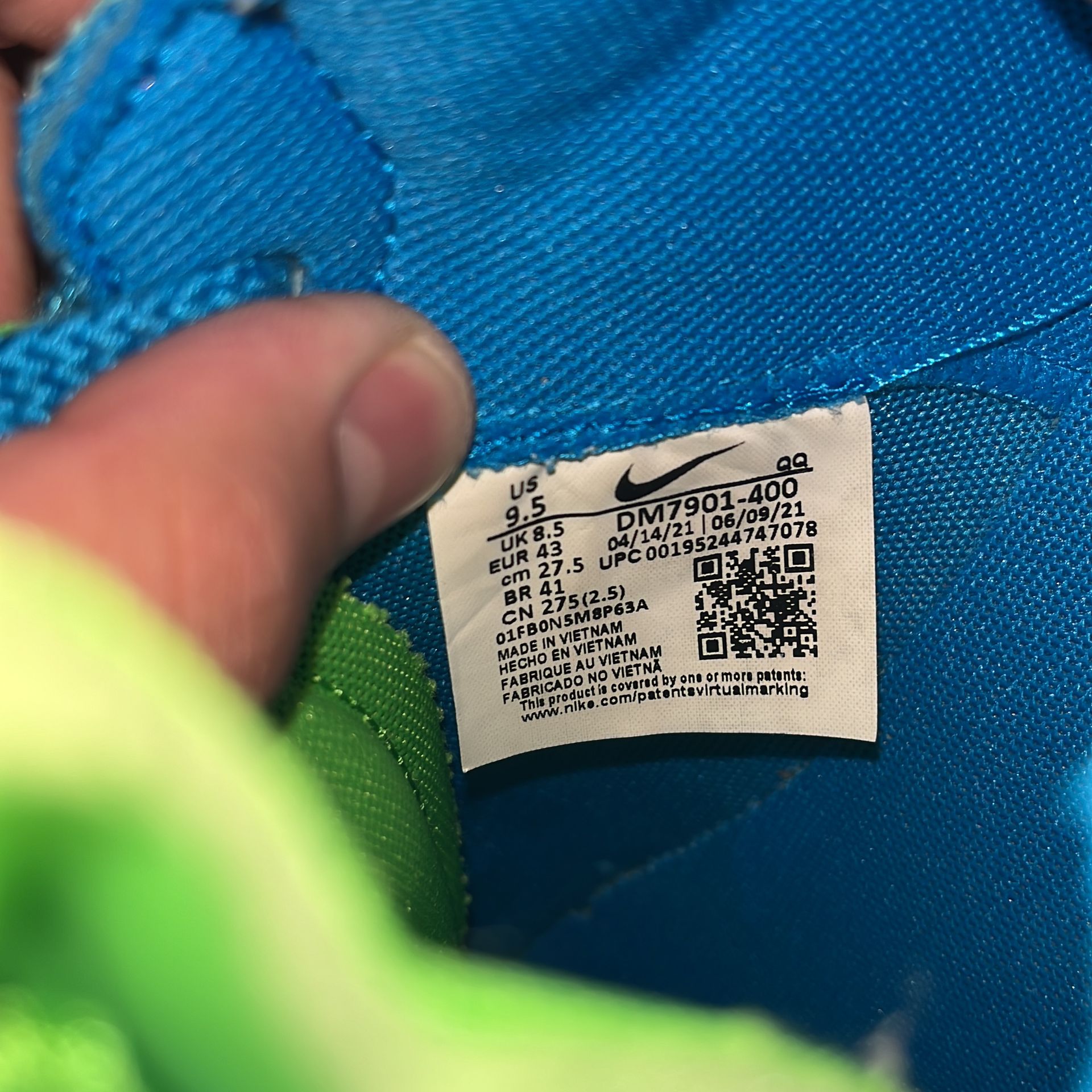 Nike KAWS x sacai x Blazer Low 'Neptune Blue'
