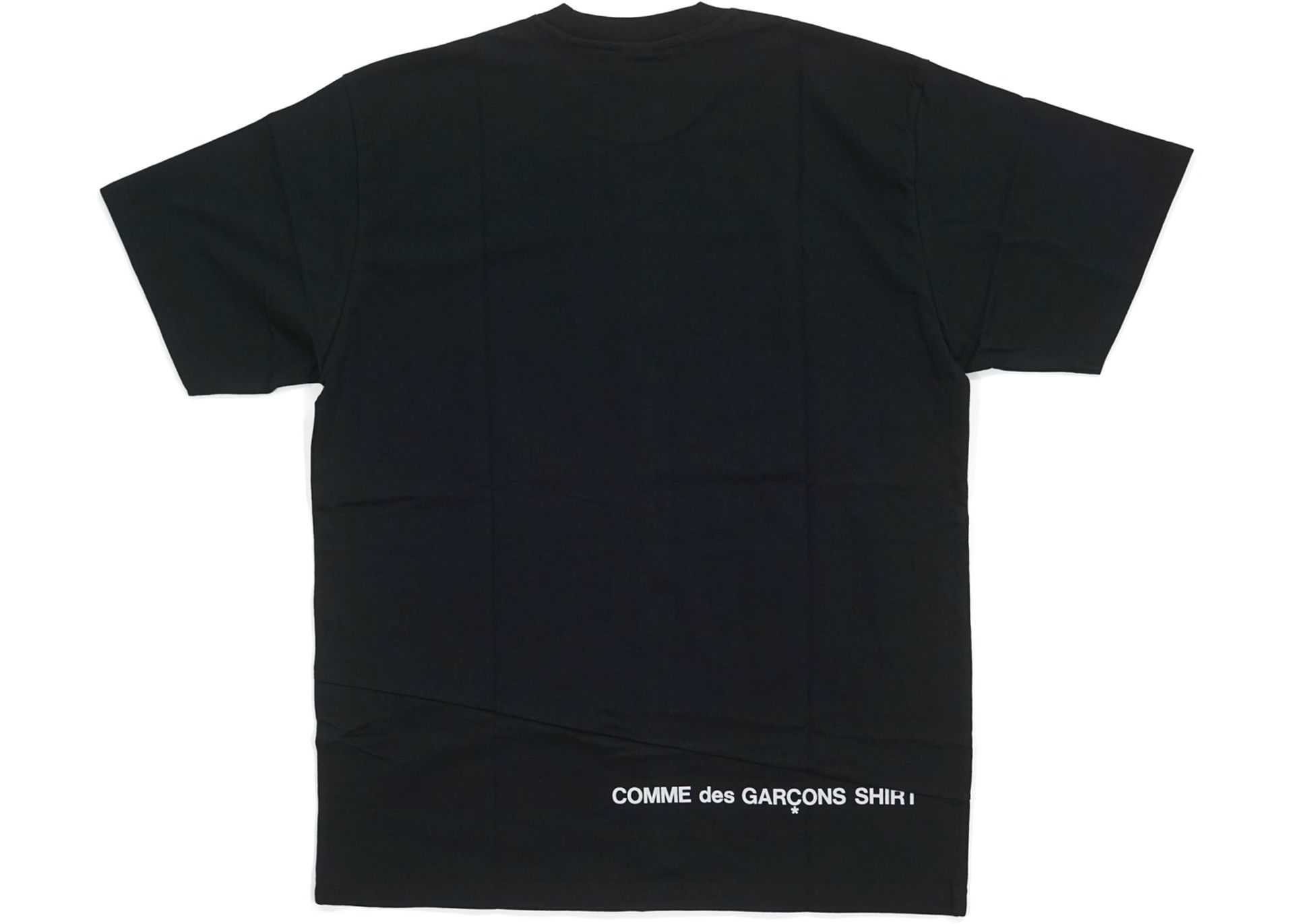 Supreme x Comme des Garçons Shirt Split Box Logo T-Shirt 'Black'