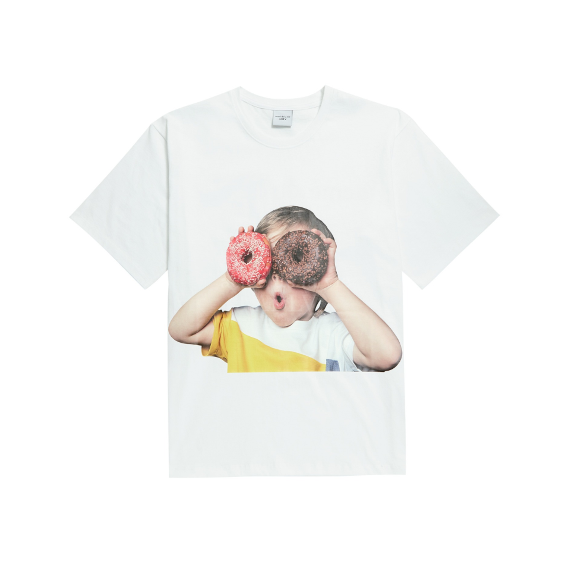 Acme De La Vie Baby Face Short Sleeve T-Shirt 'White Donuts 1 R'