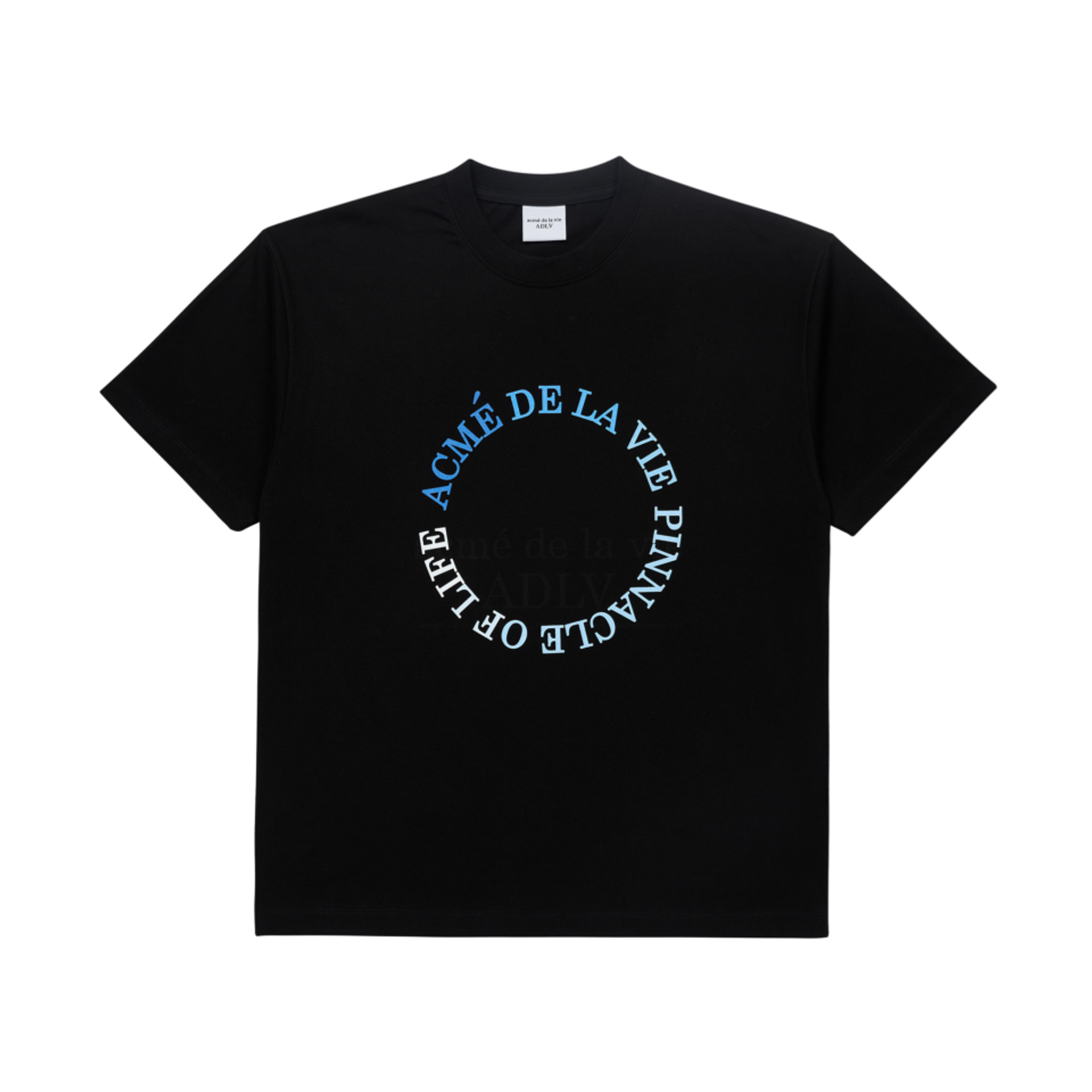  Acme De La Vie Circle Logo Artwork Basic Short Sleeve T-Shirt 'Black'
