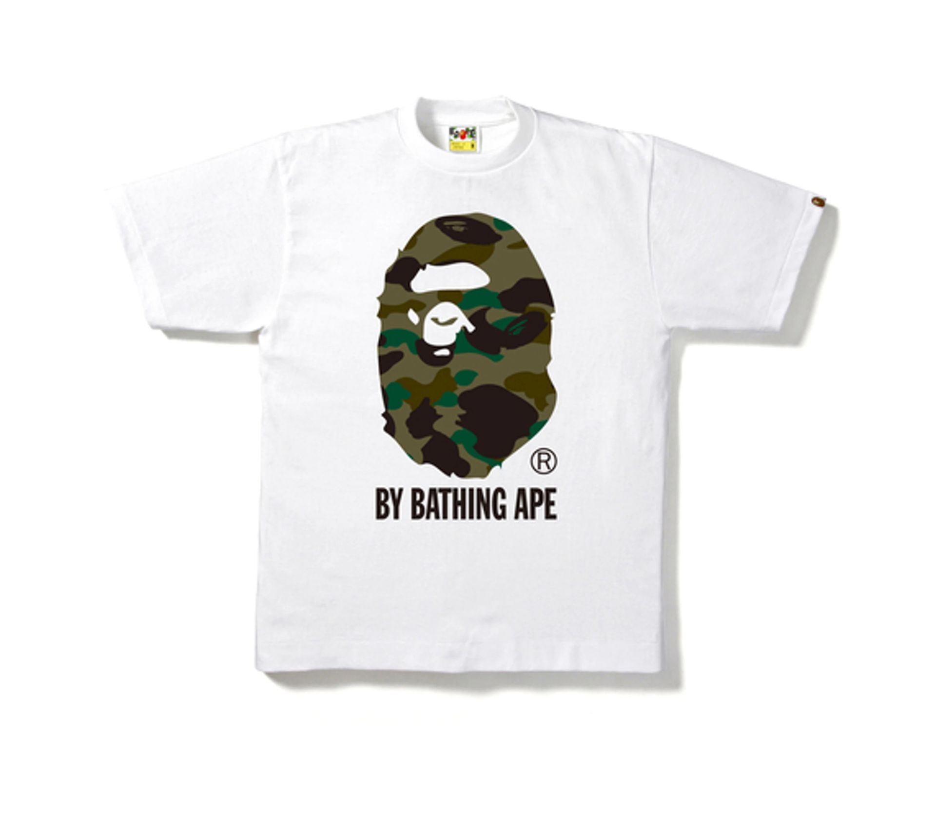 Bape 1st Camo By Bathing Ape Tee 'White/Green'