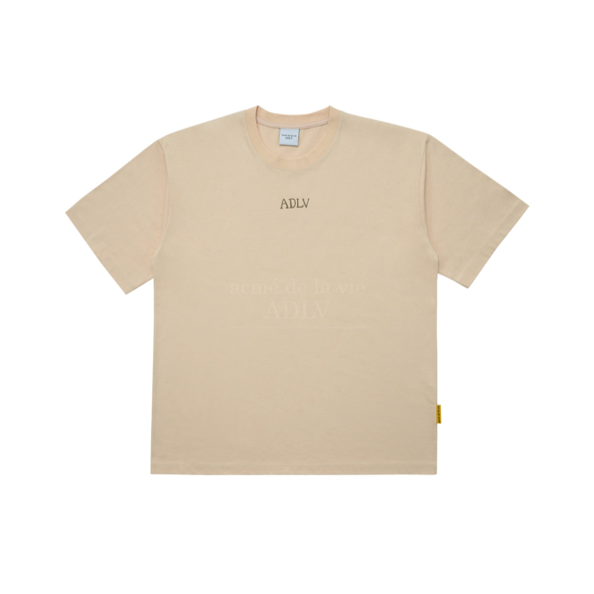 Acme De La Vie Glossy Basic Logo Short Sleeve T-Shirt 'Beige'