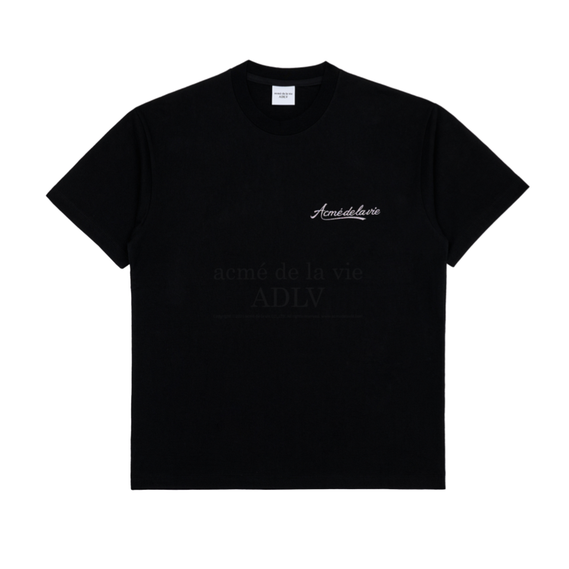 Acme De La Vie Pearl Printing Logo Short Sleeve T-Shirt 'Black'