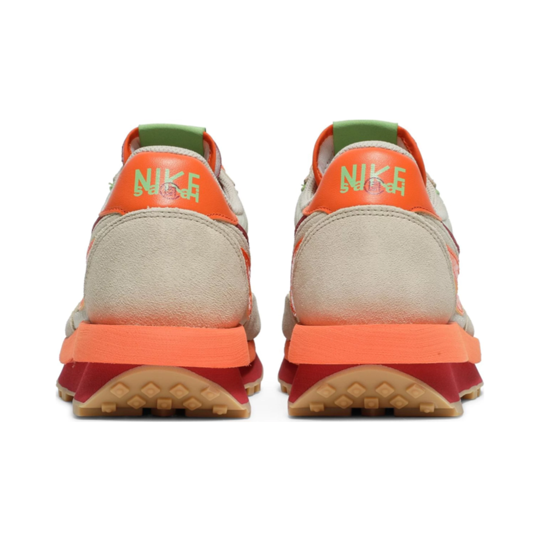 Nike CLOT x sacai x LDV Waffle 'Net Orange Blaze'