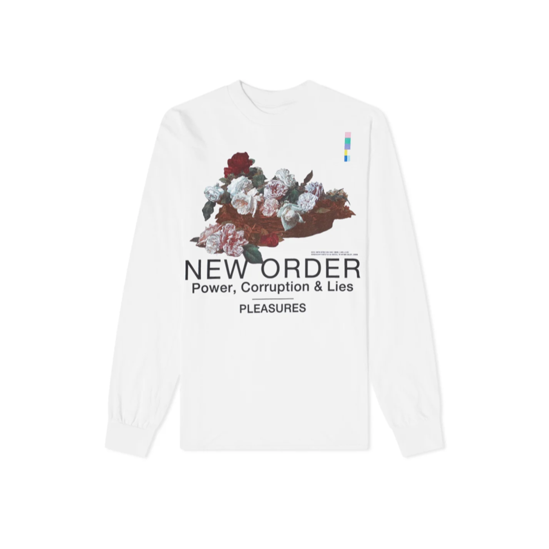 Pleasures x New Order Power Long Sleeve T-Shirt 'White'