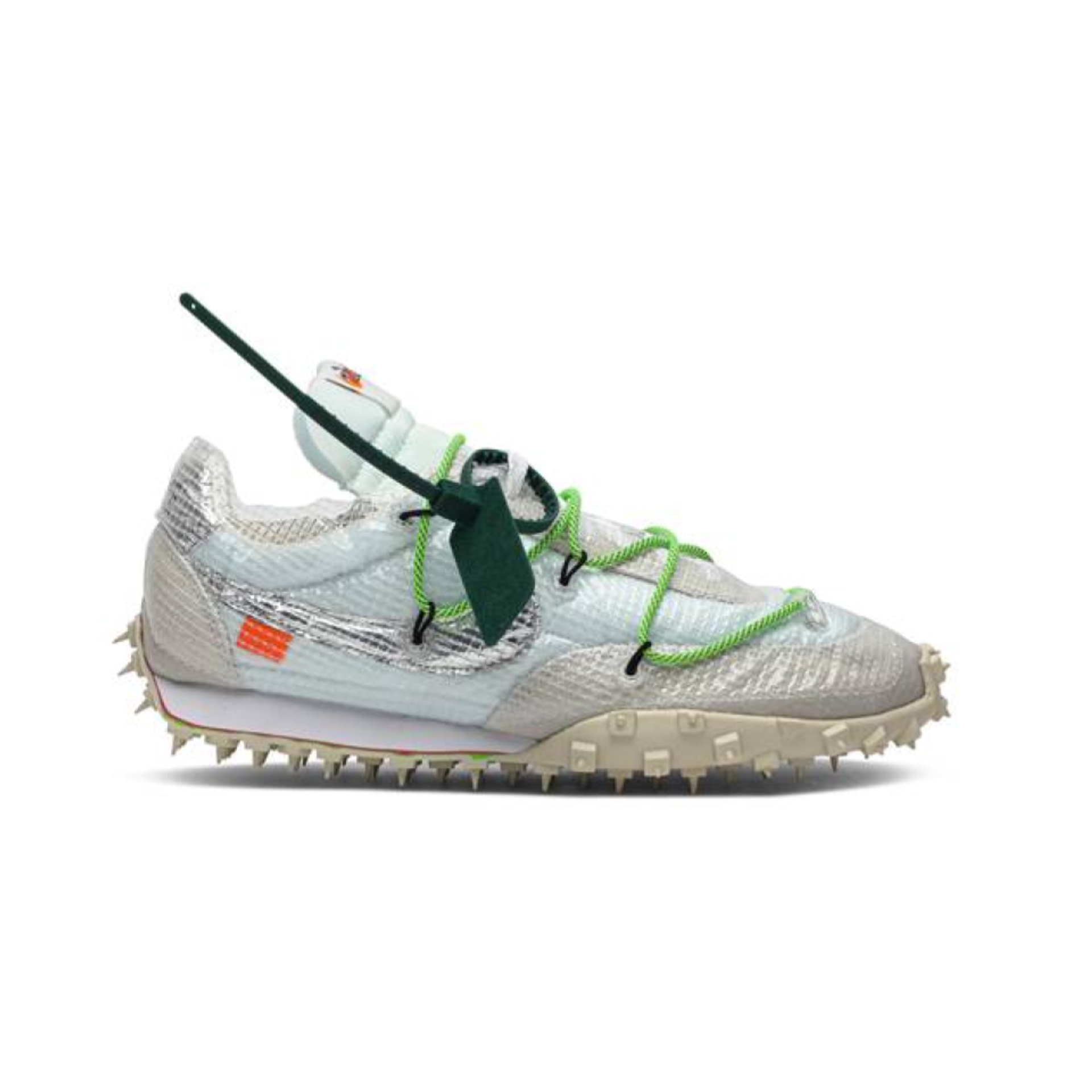 Nike OFF-WHITE x Wmns Waffle Racer 'Electric Green'