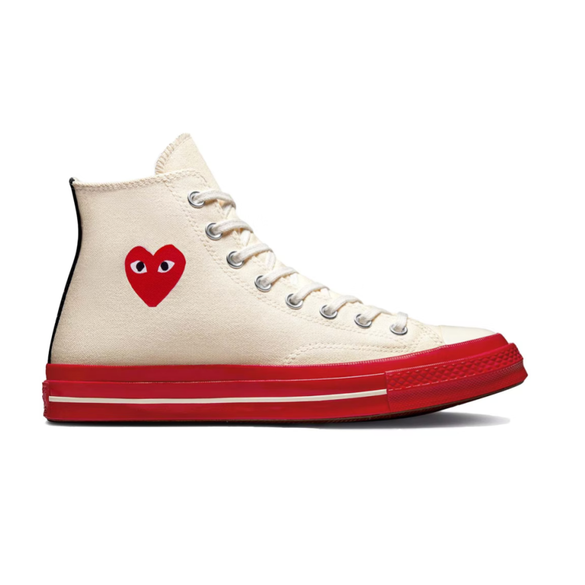 Converse Comme des Garcons PLAY x Chuck Taylor All Star 70 High 'Egret Red Midsole'