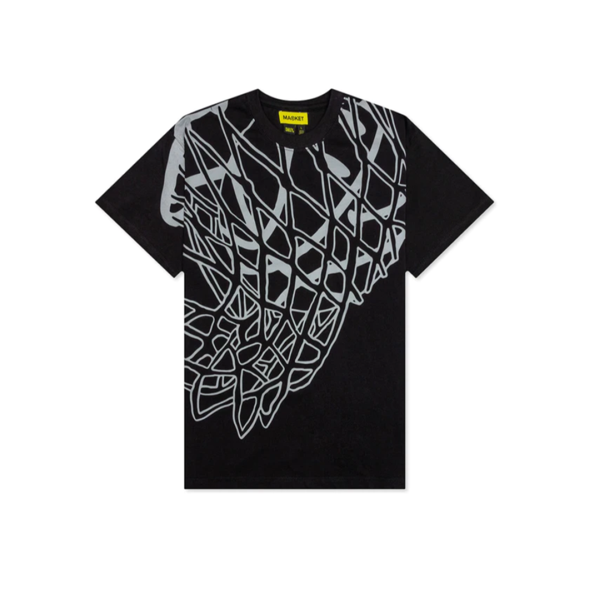 SMILEY IN THE NET 3M T-SHIRT 'BLACK'