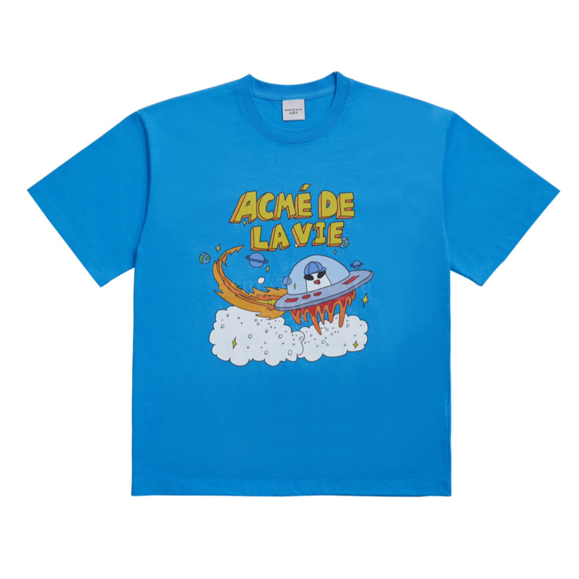 Acme De La Vie Spaceship Short Sleeve T-Shirt 'Blue'