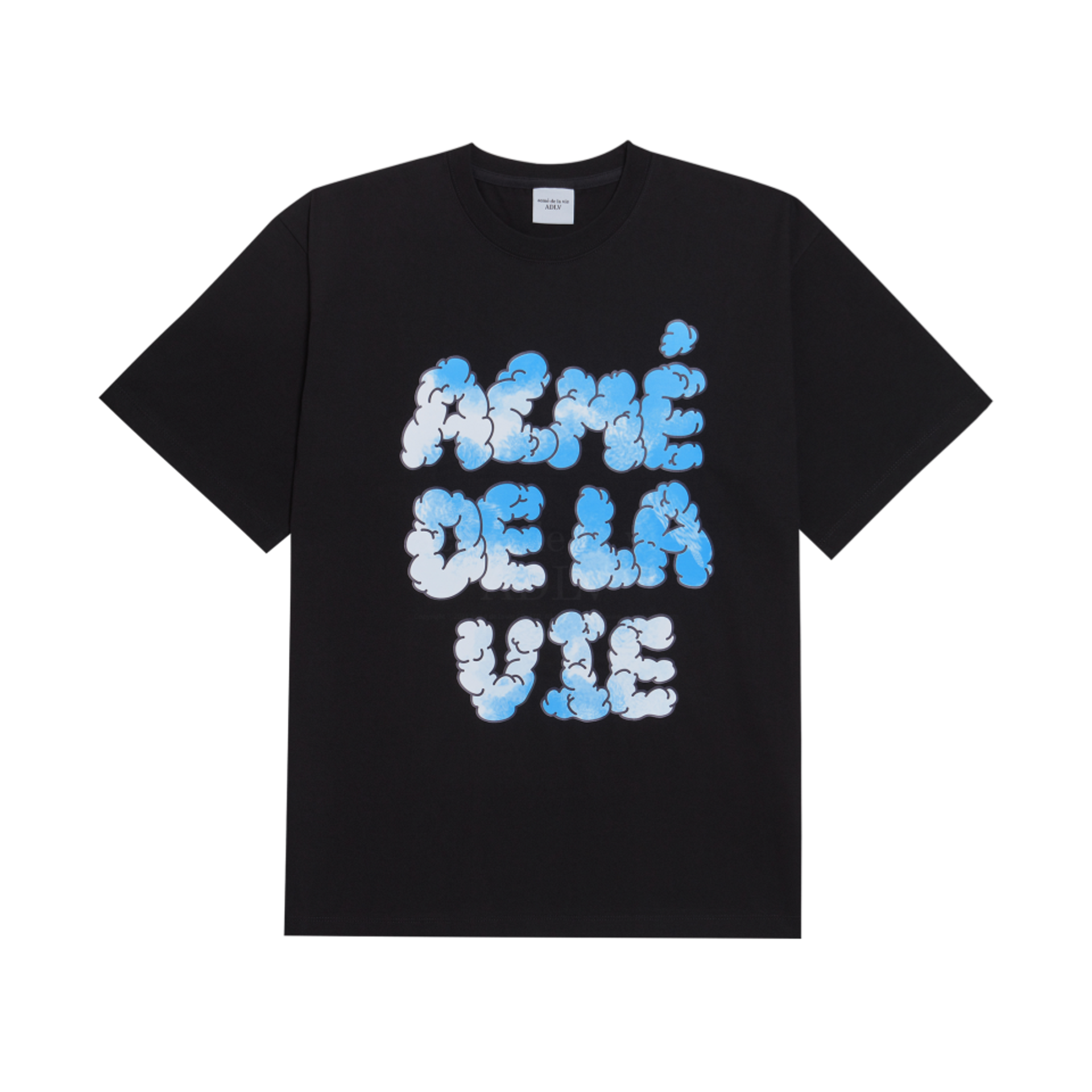 Acme De La Vie Rainbow Cloud Logo Short Sleeve T-Shirt Black 