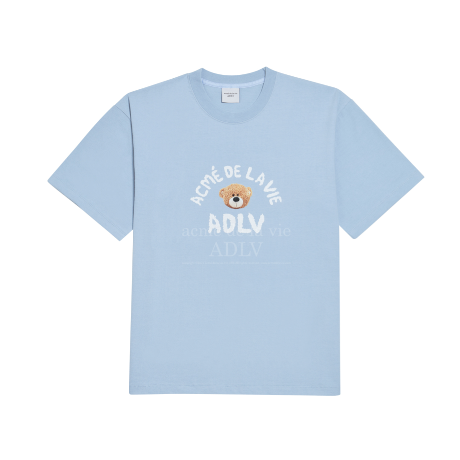 Acme De La Vie Teddy Bear (Bear Doll) Short Sleeve T-Shirt 'Sky Blue'