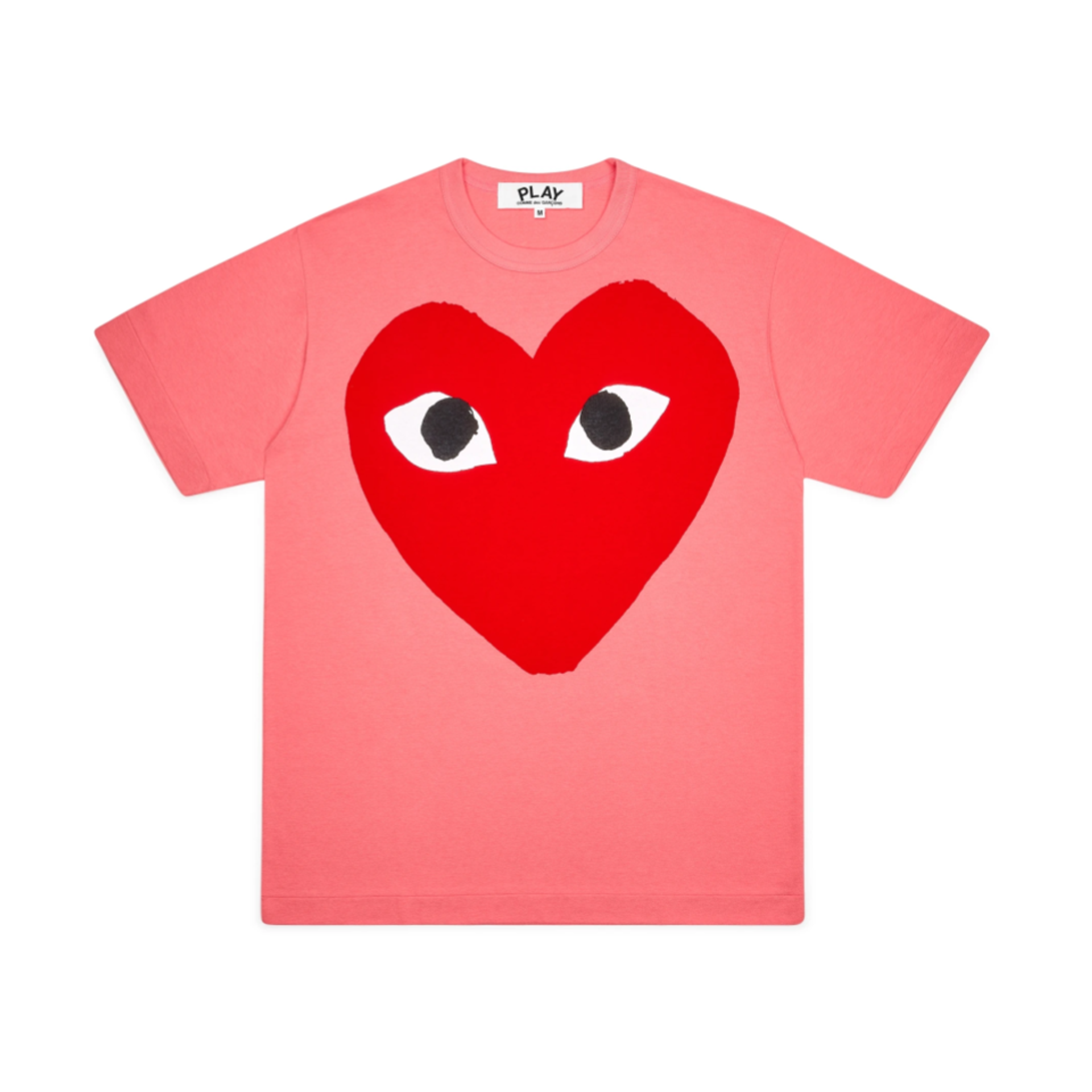 PLAY Comme des Garcons Big Red Heart T-Shirt (Pink) Ladies'