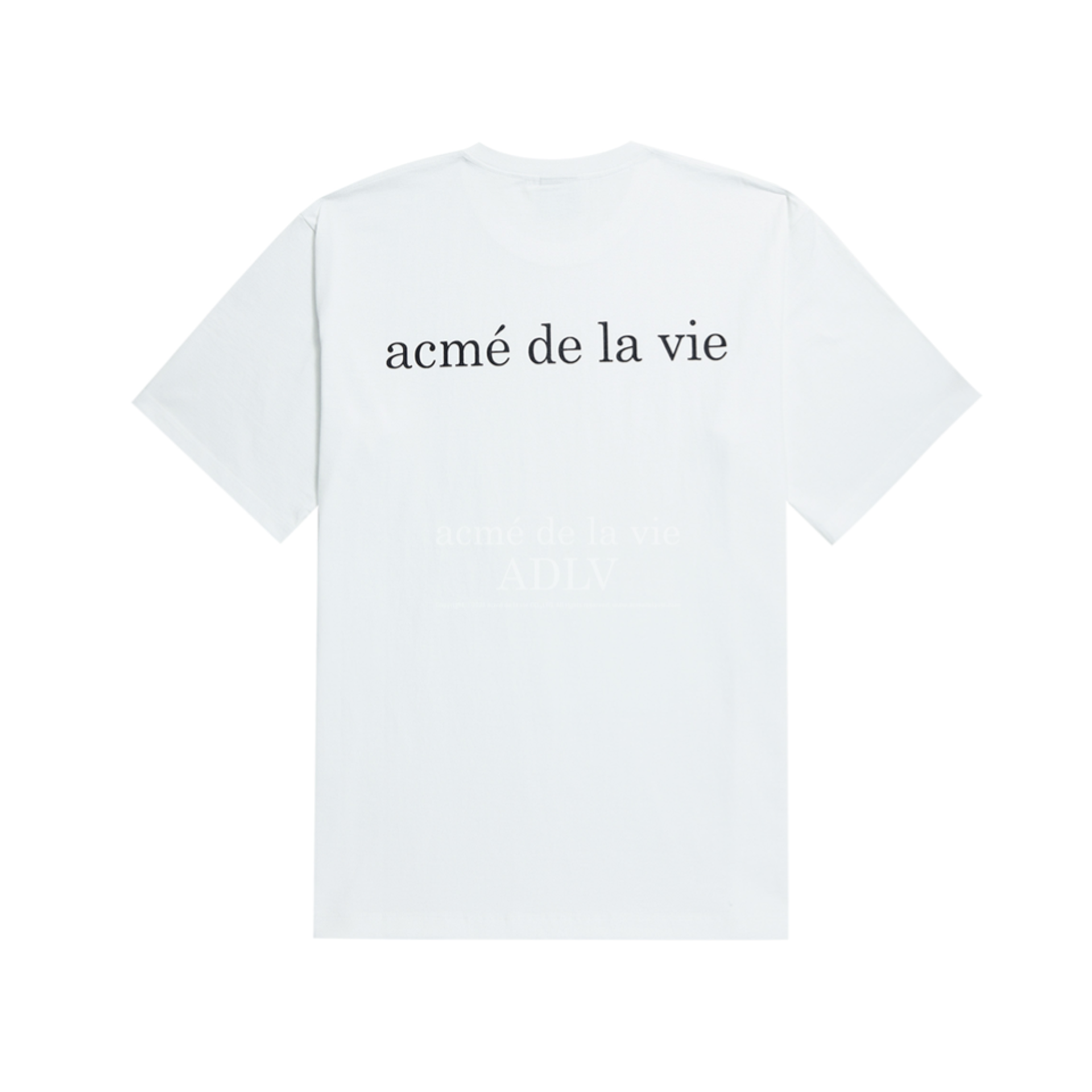 Acme De La Vie Baby Face Short Sleeve T-Shirt White Donuts3 