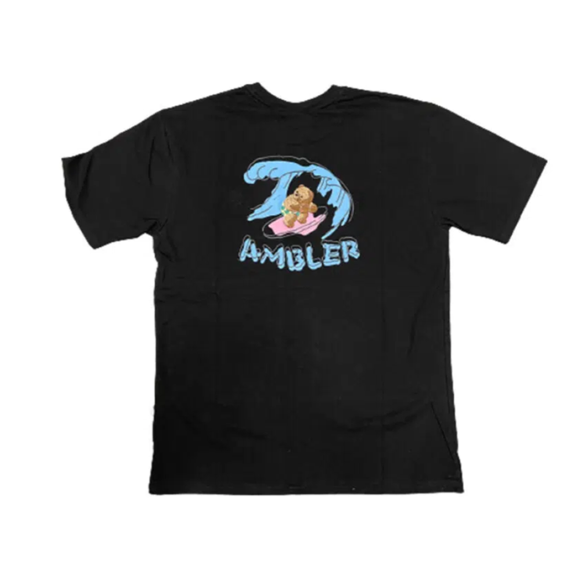 AMBLER Surfing Bear T-shirt 'Black'