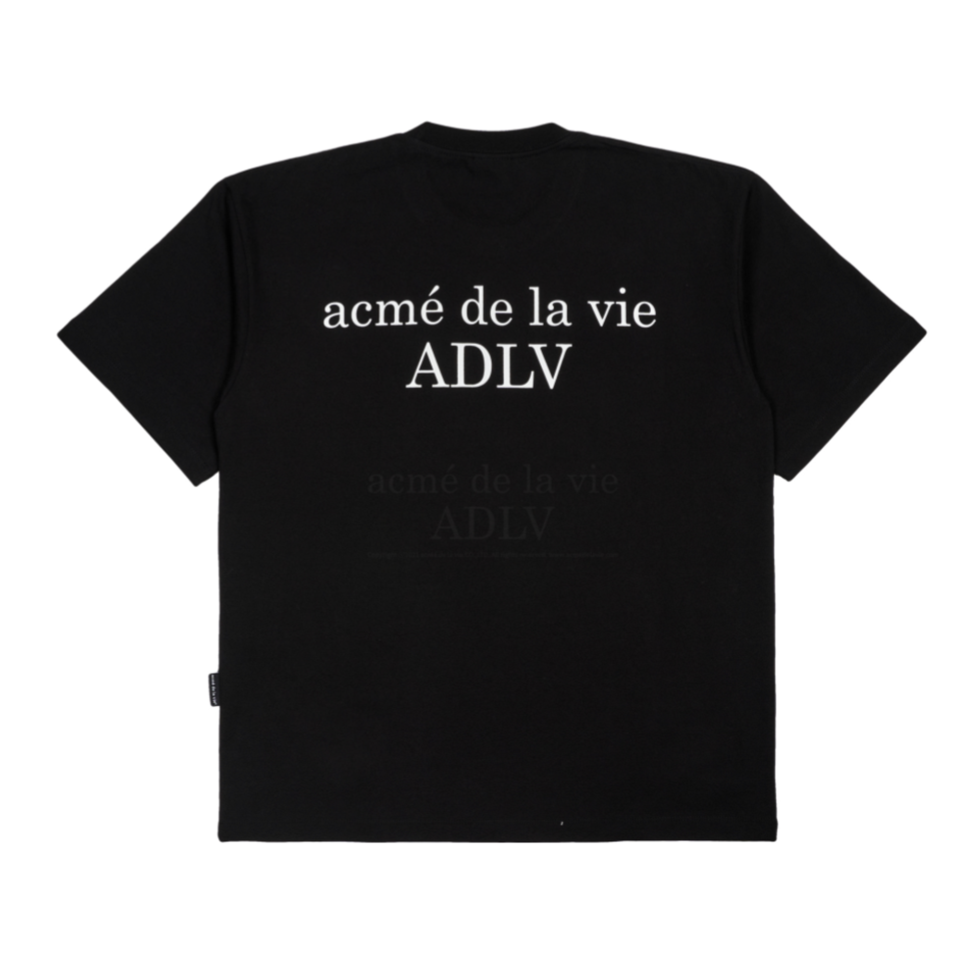 Acme De La Vie Baby Face Telephone Girl Short Sleeve T-Shirt 'Black' 