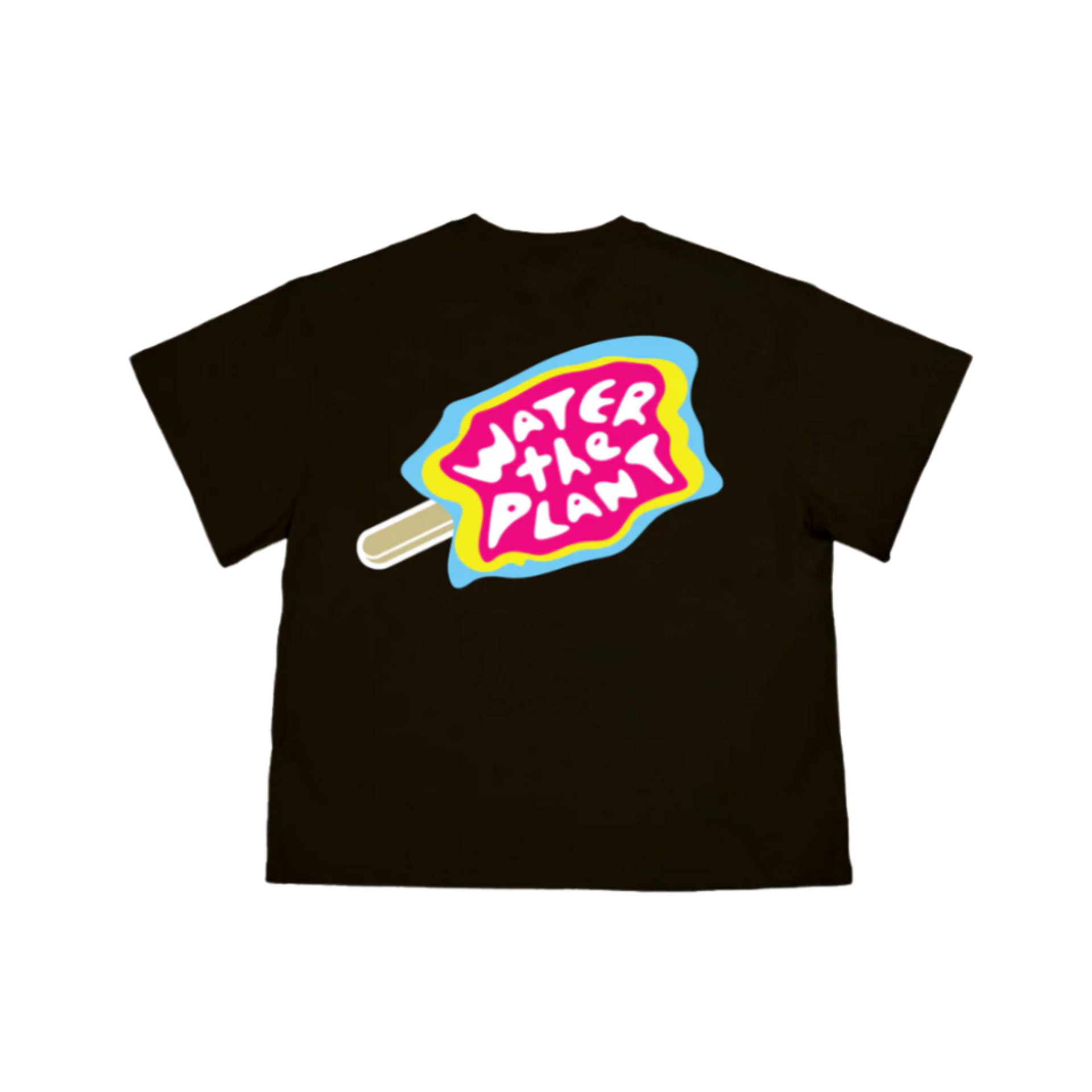 Water The Plant Smiley® Popsicles Tshirt 'Black'