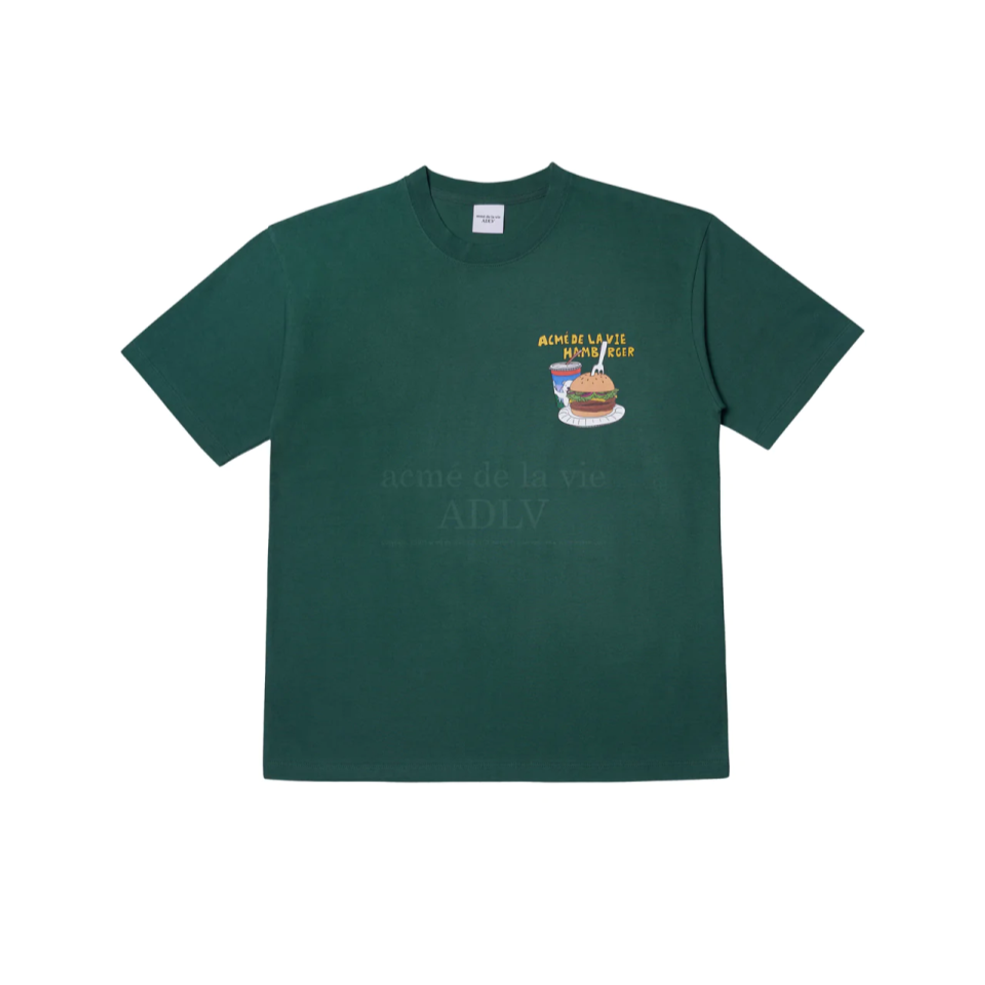 Acme De La Vie Hamburger Short Sleeve T-Shirt 'Deep Green'