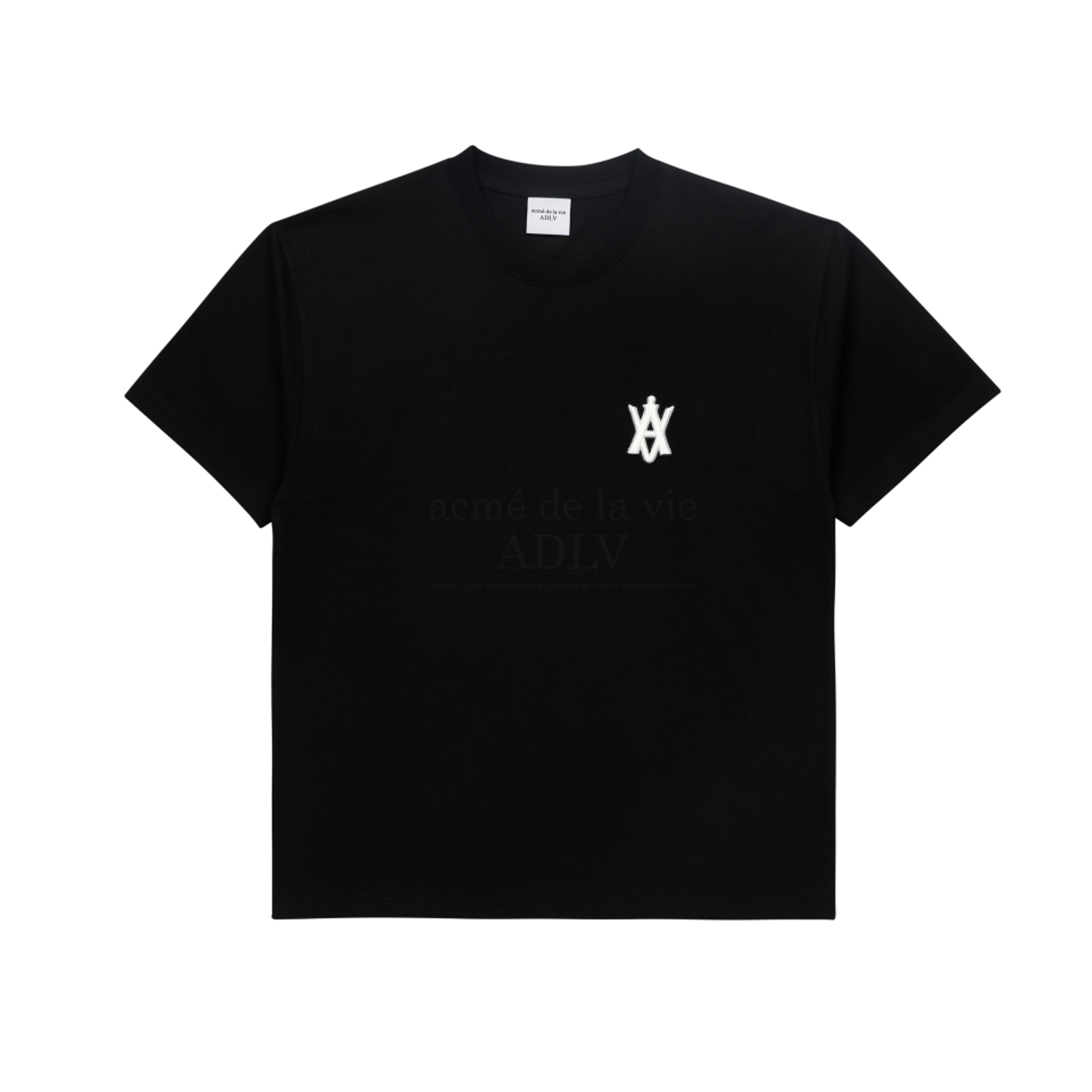 Acme De La Vie x LISA A Logo Emblem Patch Short Sleeve T-Shirt Black 