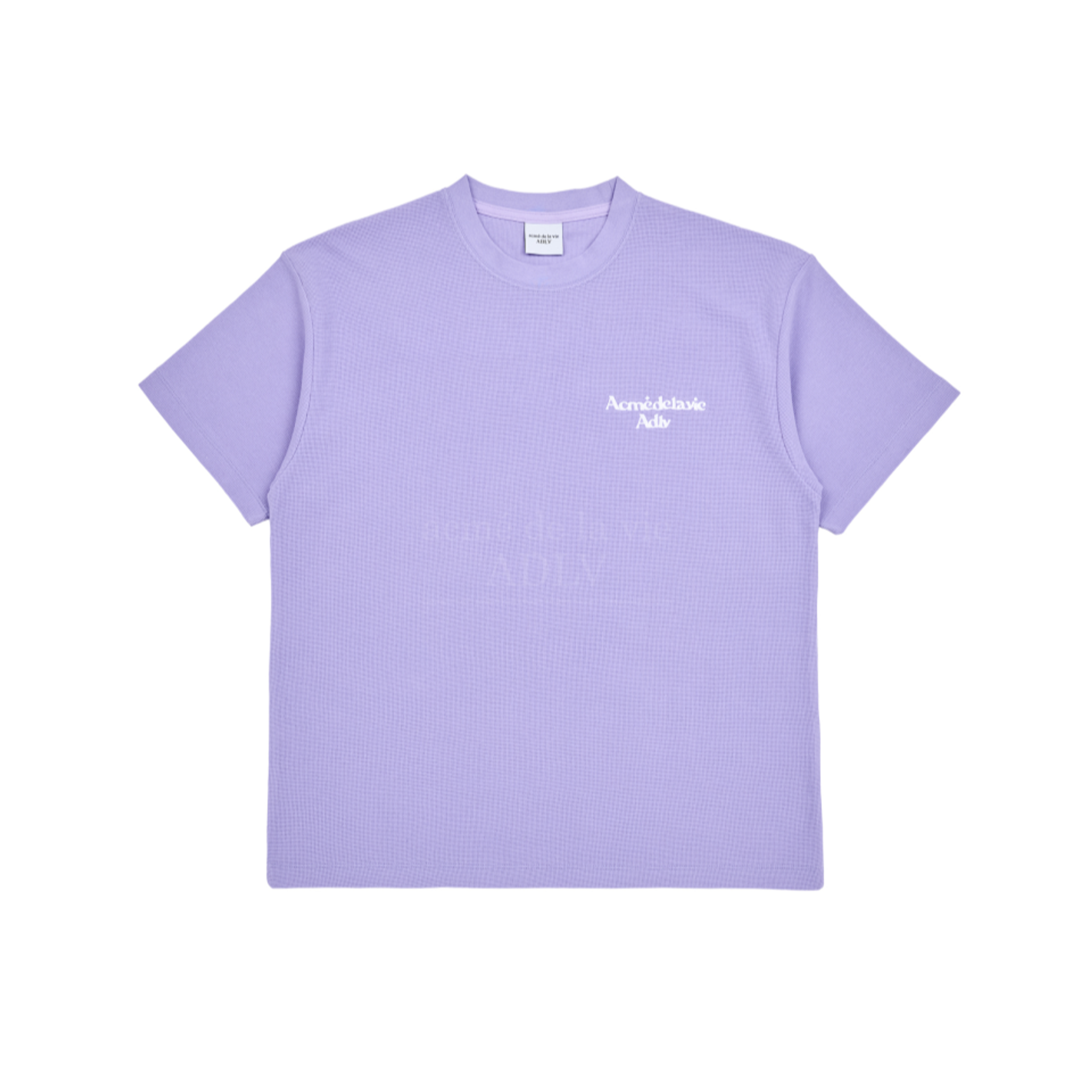 Acme De La Vie Rounding Logo Waffle Short Sleeve T-Shirt 'Light Purple'