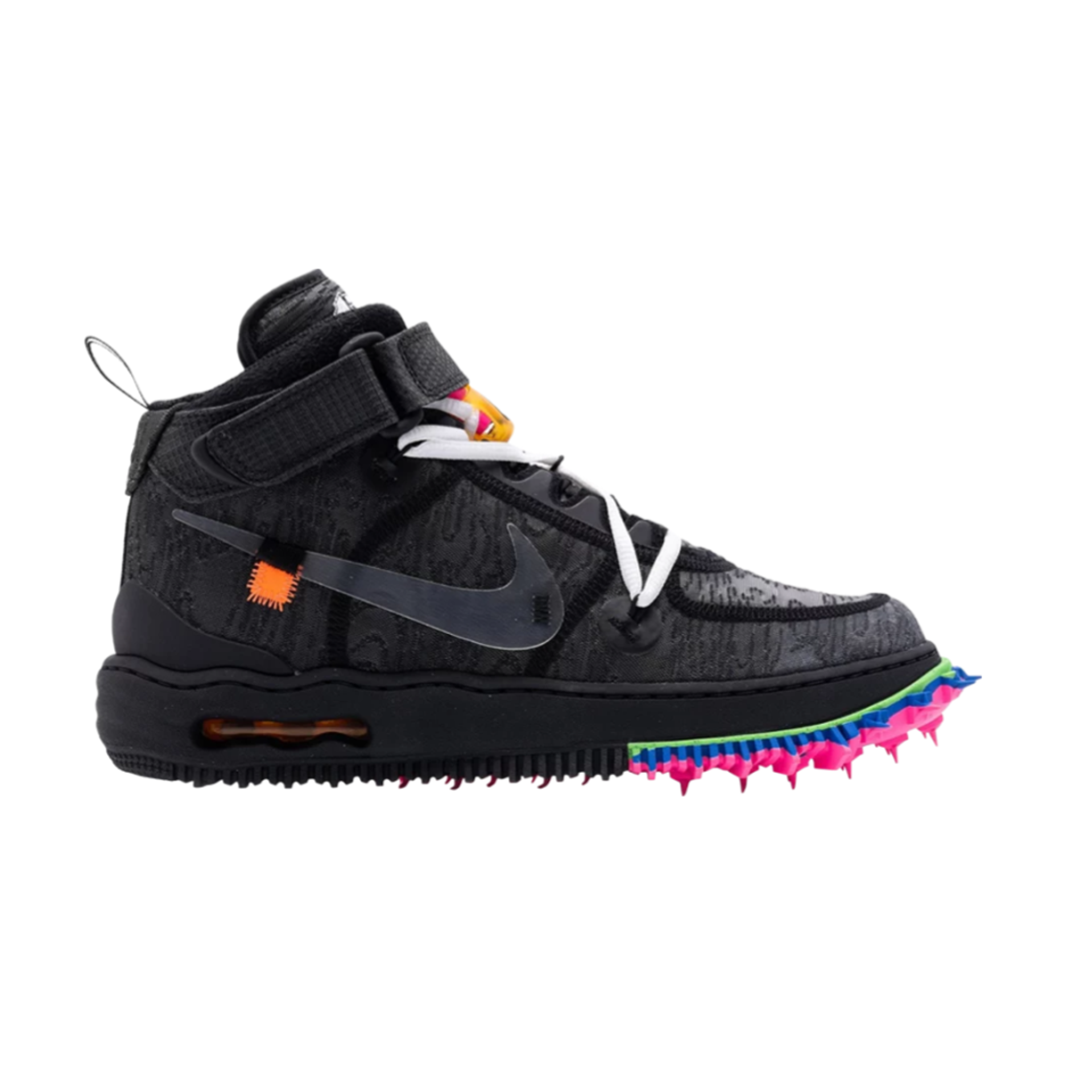 Nike Off-White x Air Force 1 Mid 'Black' - DO6290 001 | Ox Street