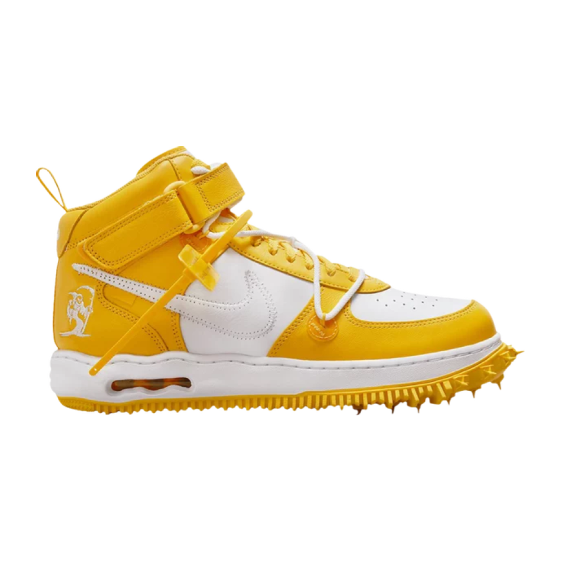 Nike Off-White x Air Force 1 Mid SP Leather 'Varsity Maize'