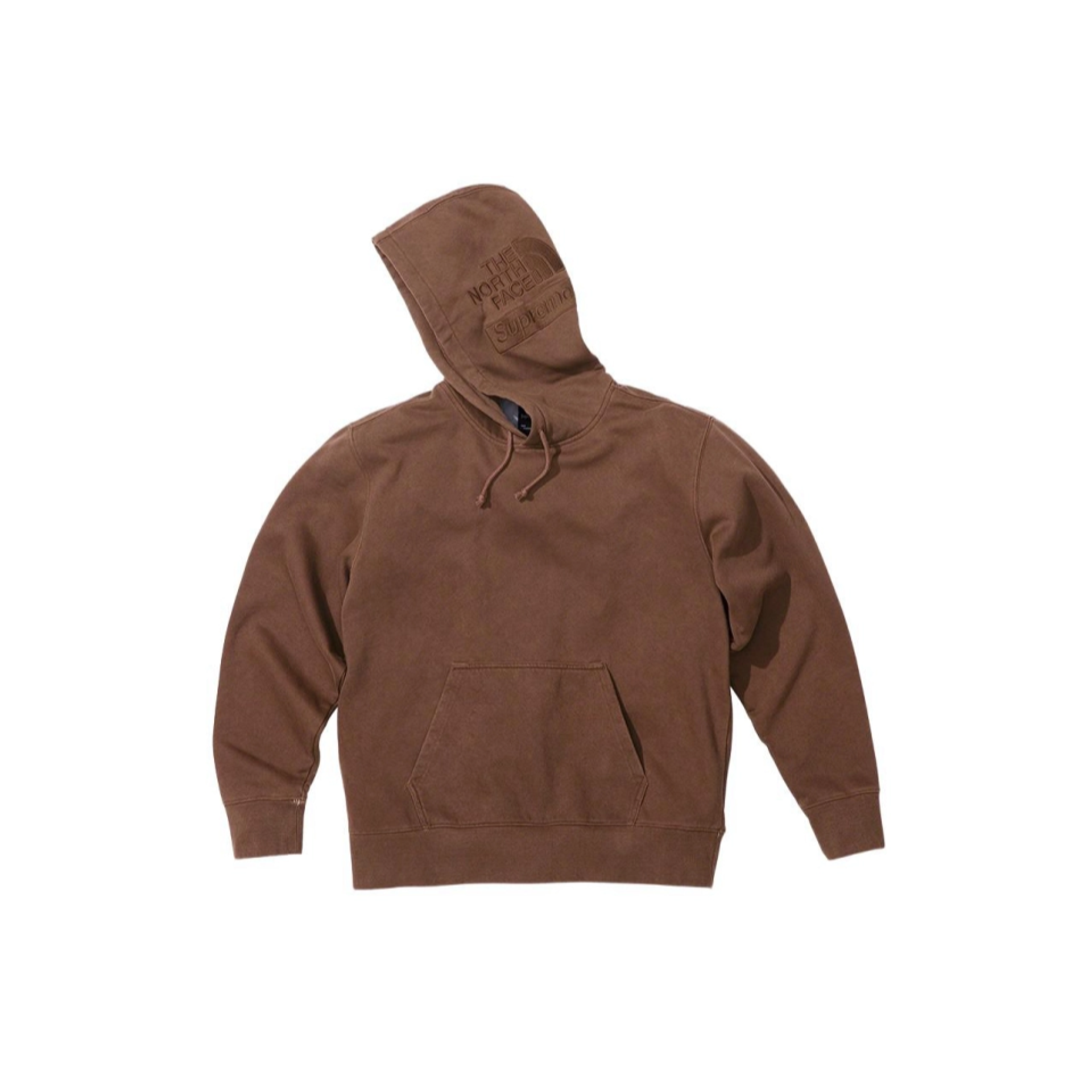 Supreme x The North Face Pigment Printed Hooded Sweatshirt 'Brown'