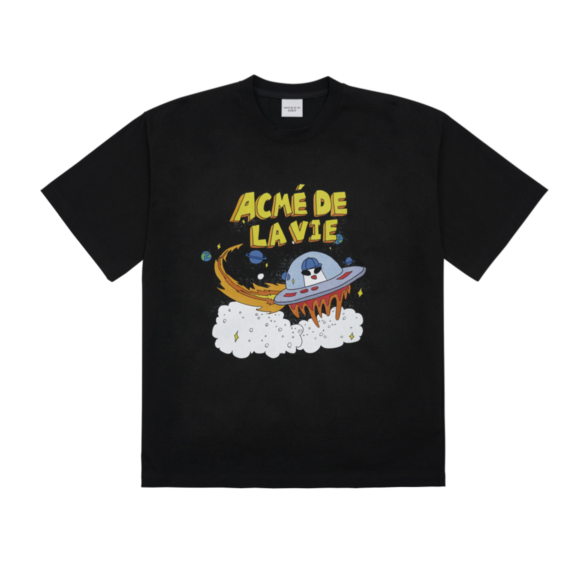 Acme De La Vie Spaceship Short Sleeve T-Shirt 'Black'