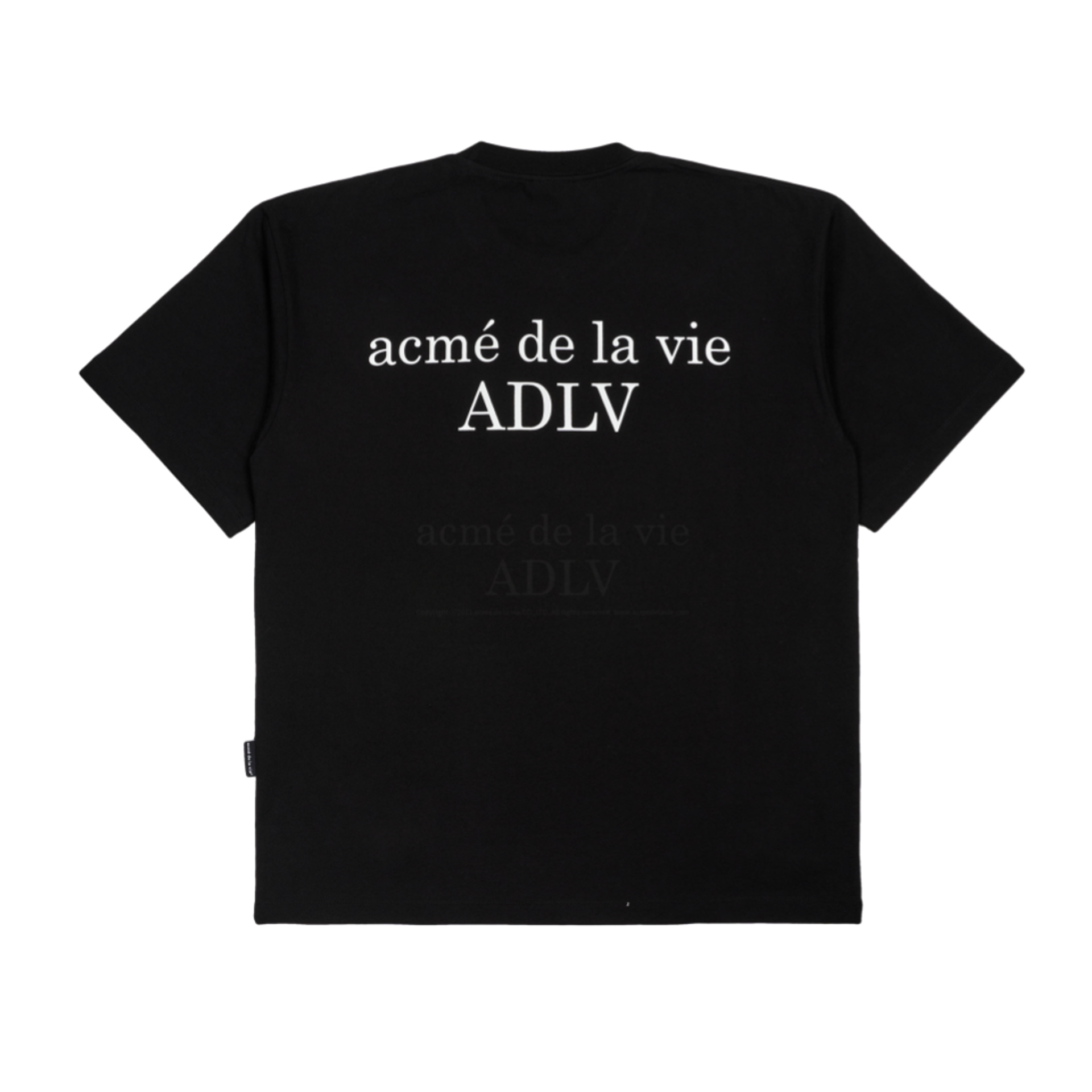  Acme De La Vie Baby Face Study Boy Short Sleeve T-Shirt 'Black' 