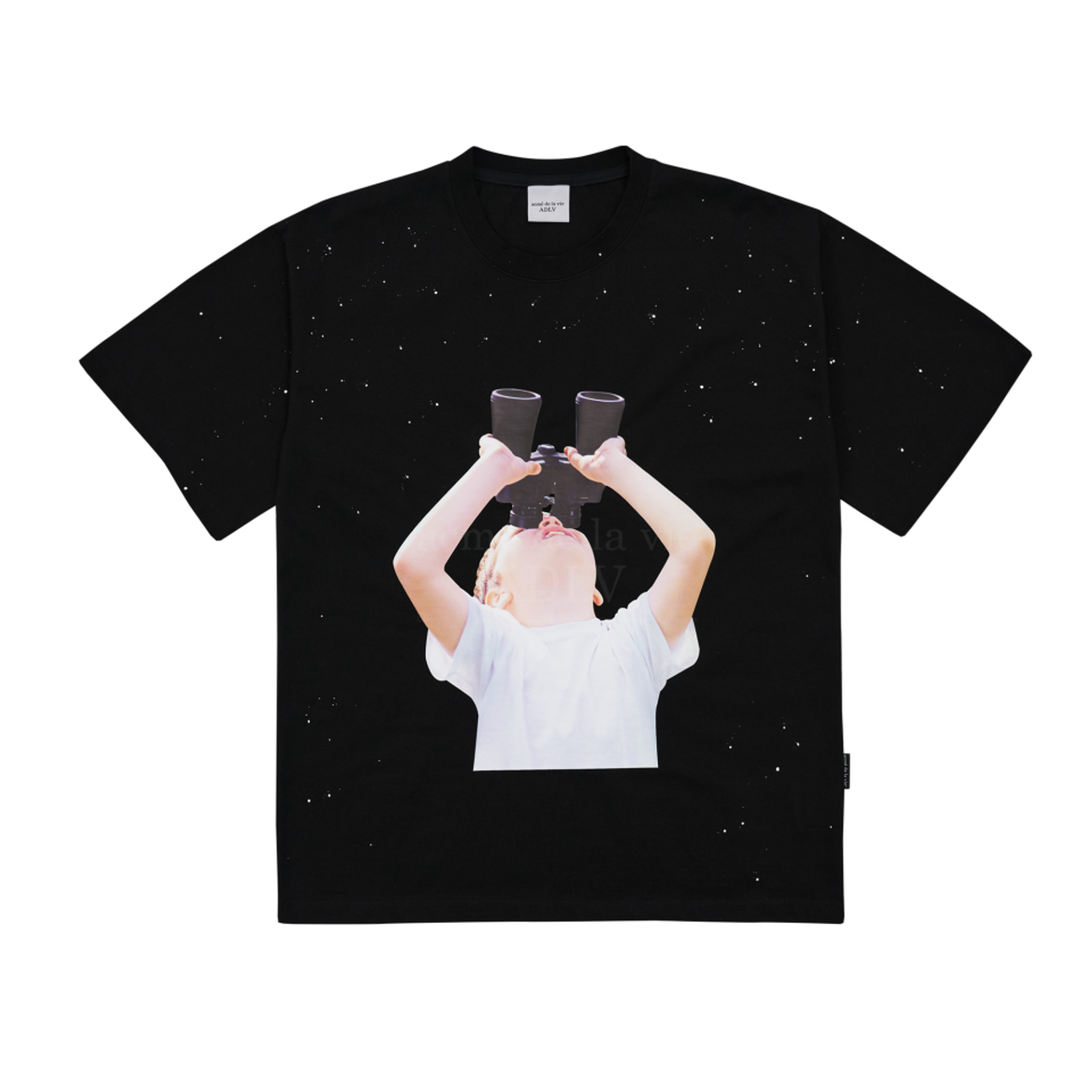 Acme De La Vie Baby Face Short Sleeve T-Shirt 'Black Binoculars'