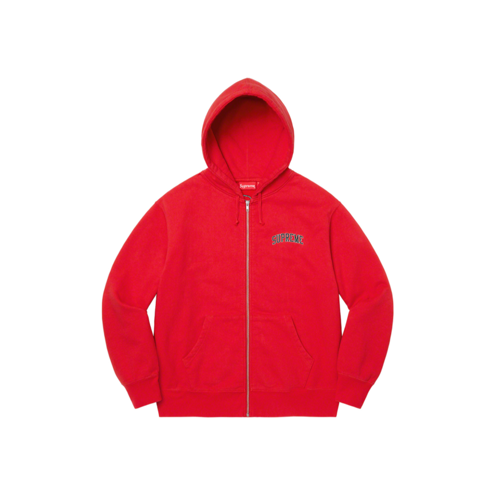  Supreme Doughboy Zip Up Hooded Sweatshirt 'Red'