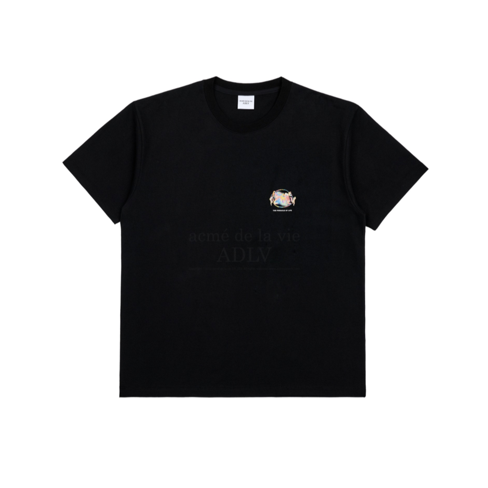 Acme De La Vie Gradation Crayon Logo Short Sleeve T-Shirt 'Black'