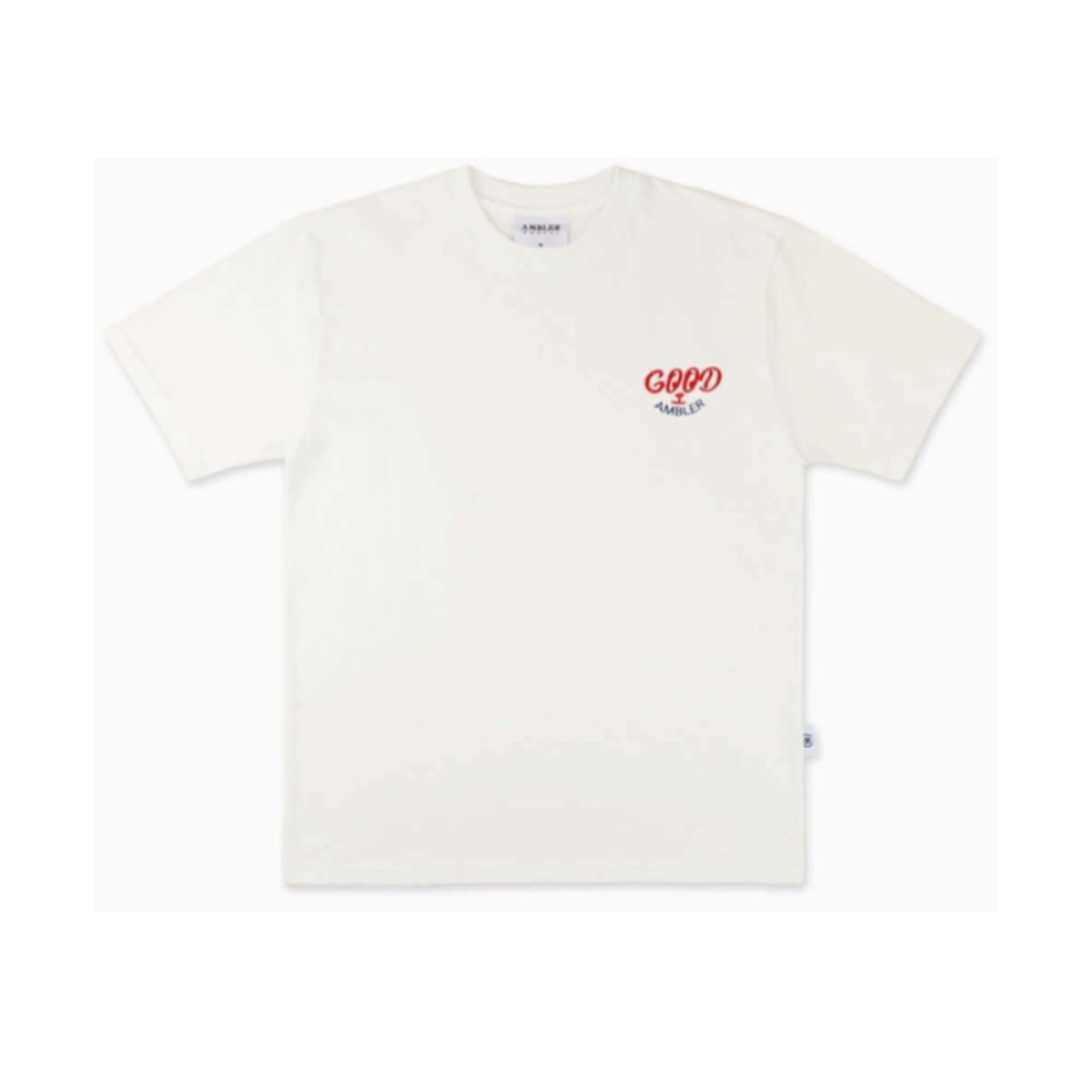 Ambler Random Box Overfit Short Sleeve T-shirt 'Cream'