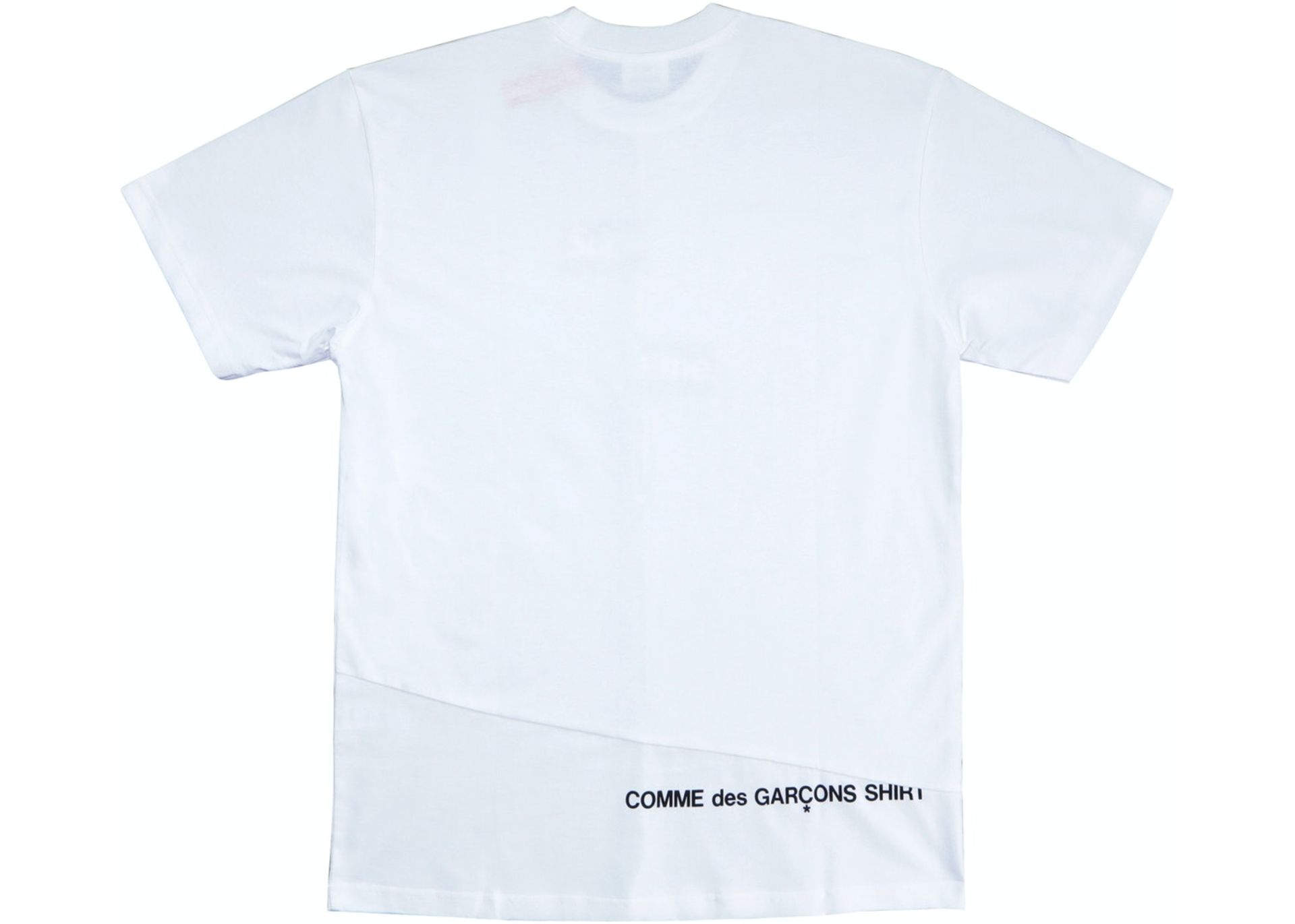 Supreme x Comme Des Garcons Tee 'Split Box Logo' White