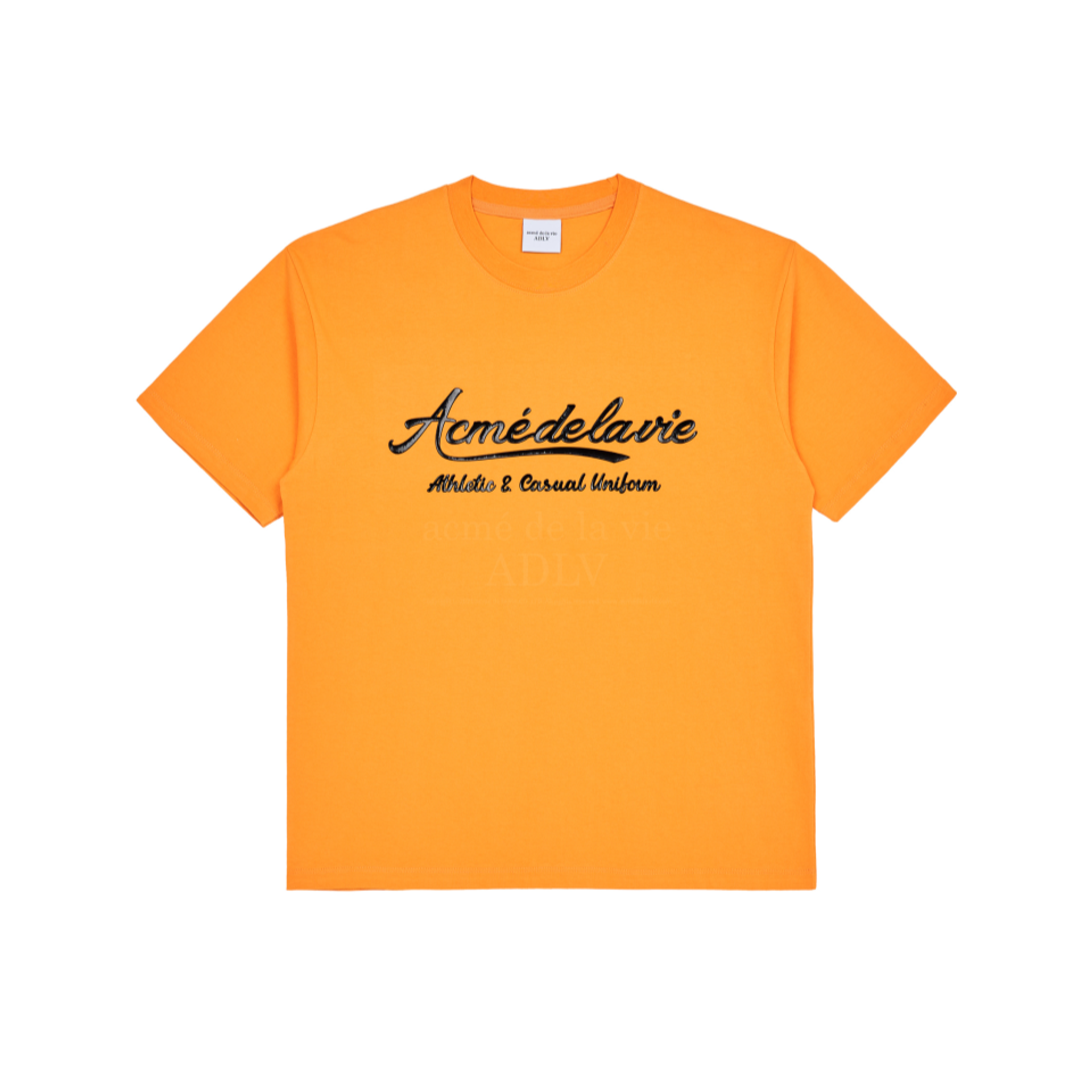 Acme De La Vie Gel Printing Logo Short Sleeve T-Shirt 'Orange'