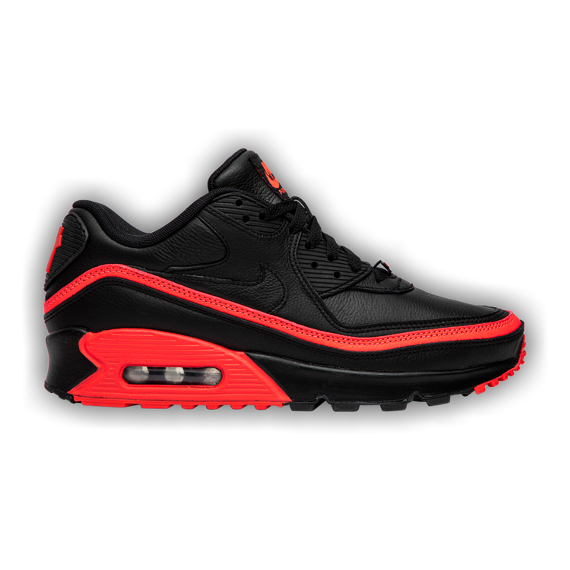 Nike Undefeated x Air Max 90 'Black Solar Red'